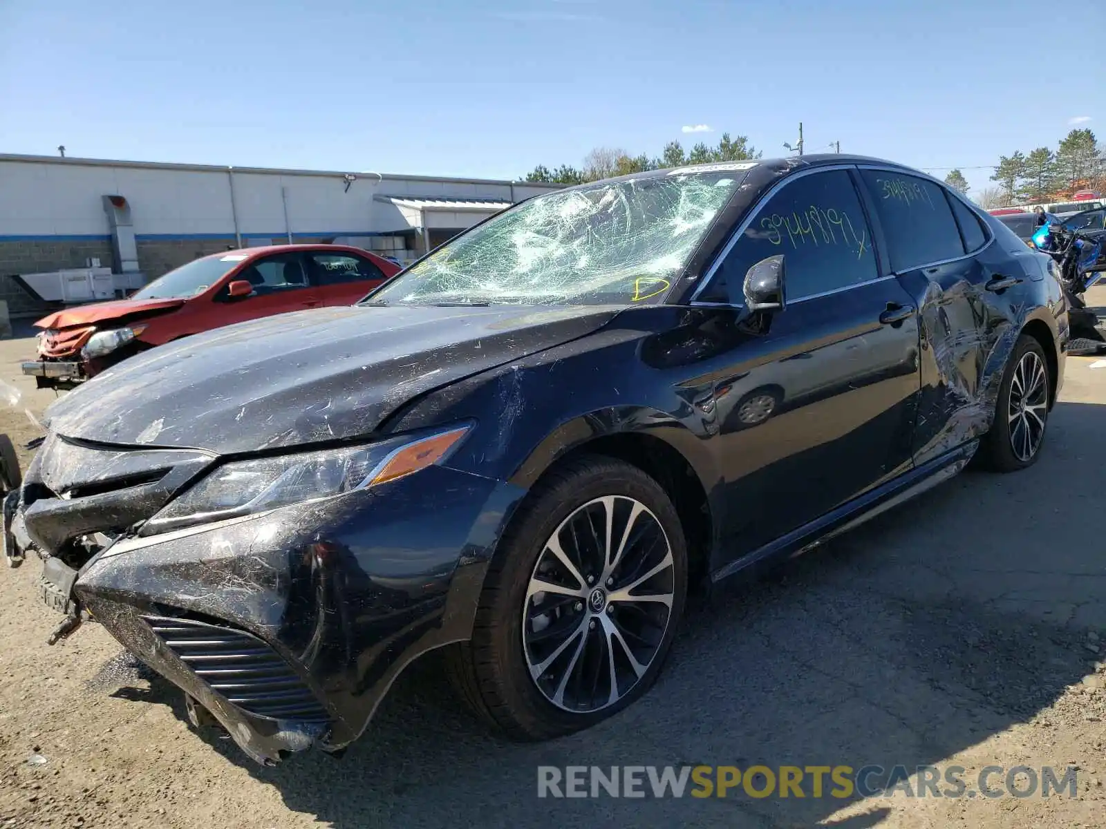 2 Photograph of a damaged car 4T1B11HK6KU806966 TOYOTA CAMRY 2019