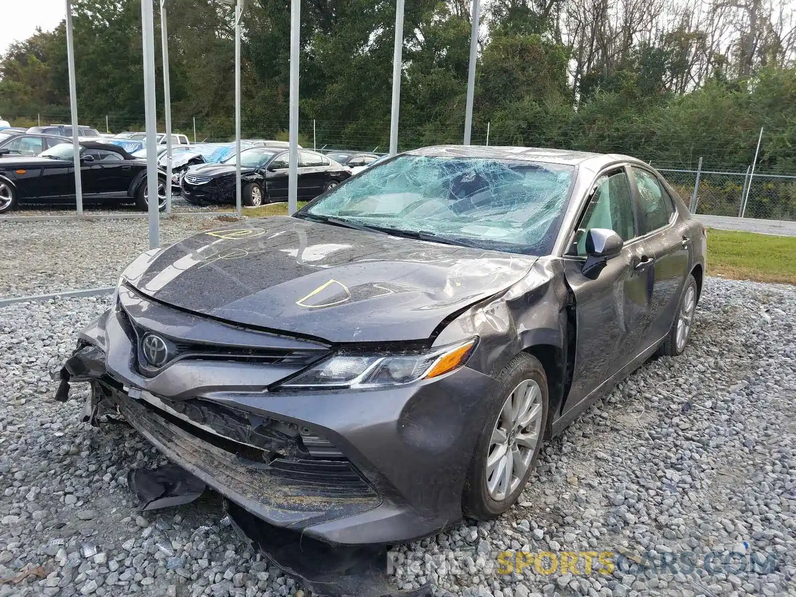 2 Photograph of a damaged car 4T1B11HK6KU808300 TOYOTA CAMRY 2019