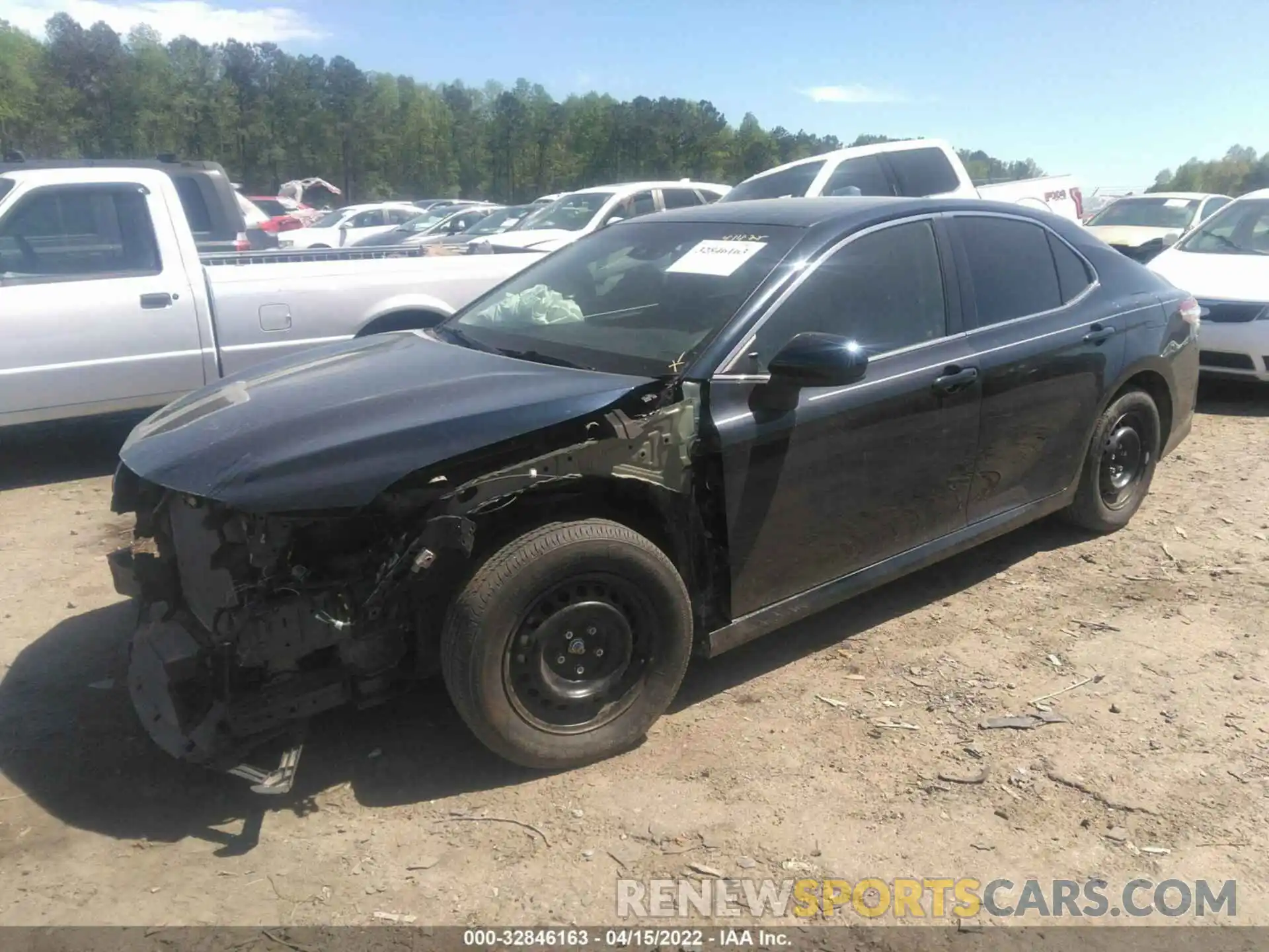 2 Photograph of a damaged car 4T1B11HK6KU809656 TOYOTA CAMRY 2019