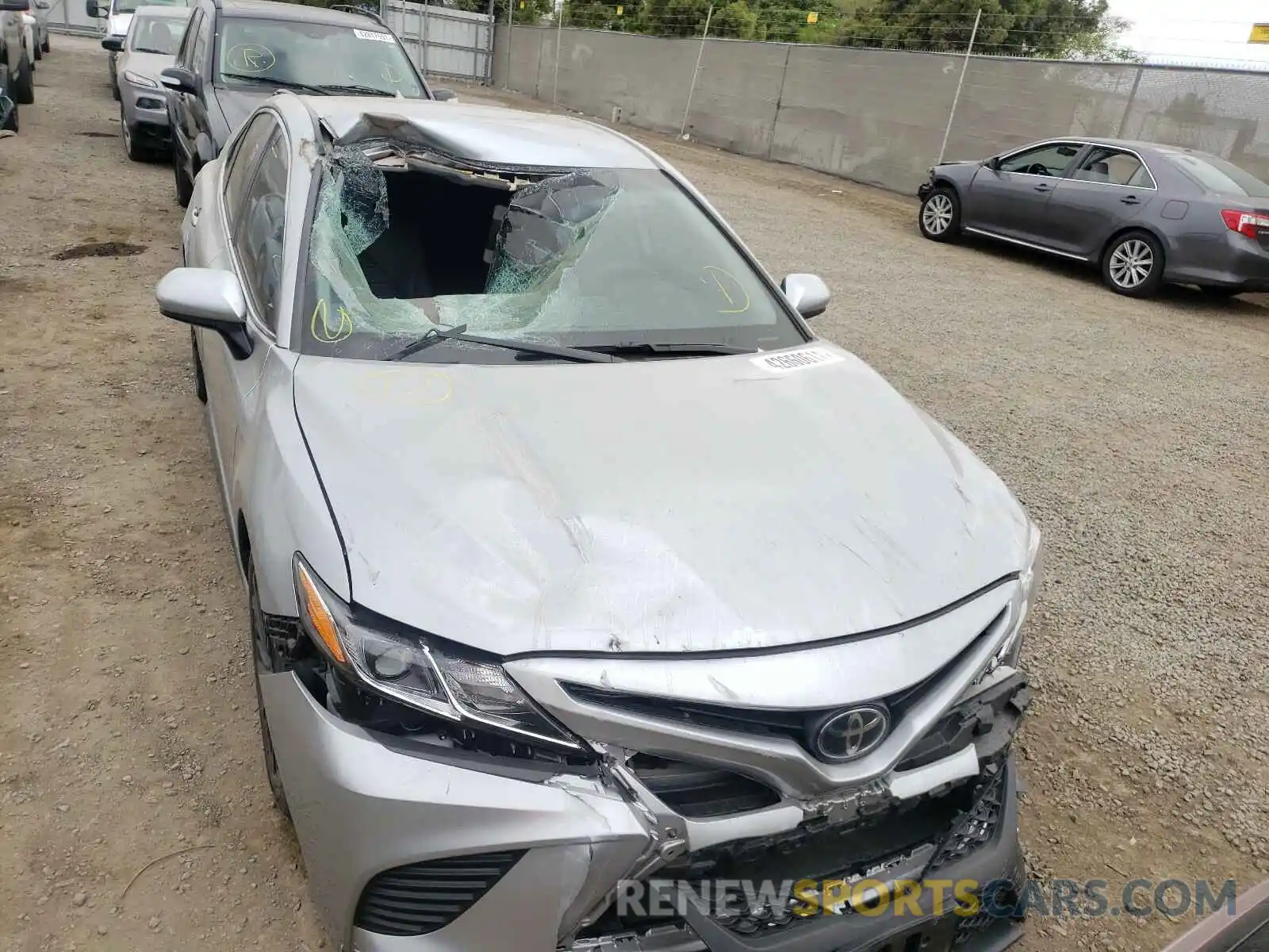 9 Photograph of a damaged car 4T1B11HK6KU809799 TOYOTA CAMRY 2019