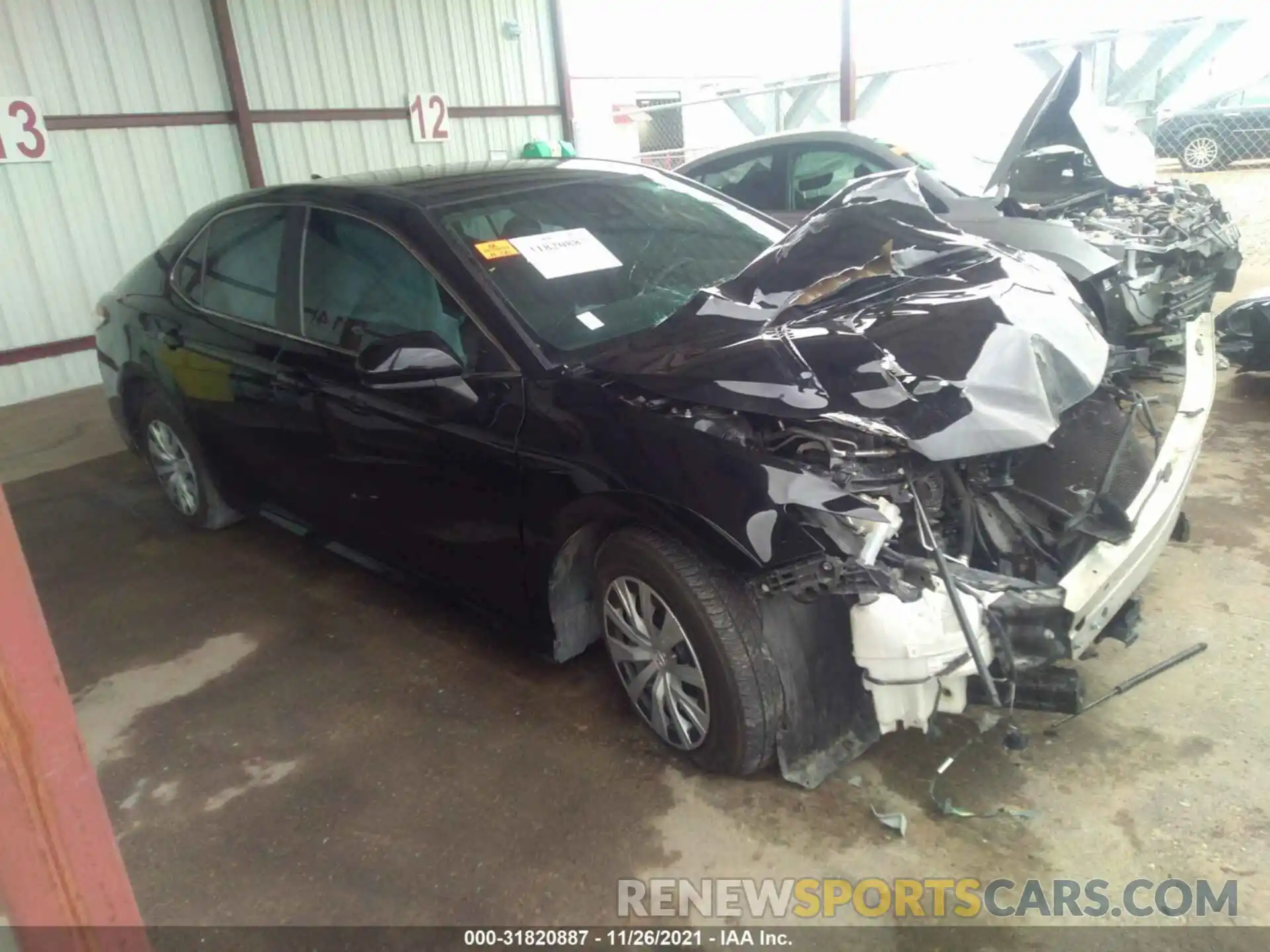 1 Photograph of a damaged car 4T1B11HK6KU810502 TOYOTA CAMRY 2019