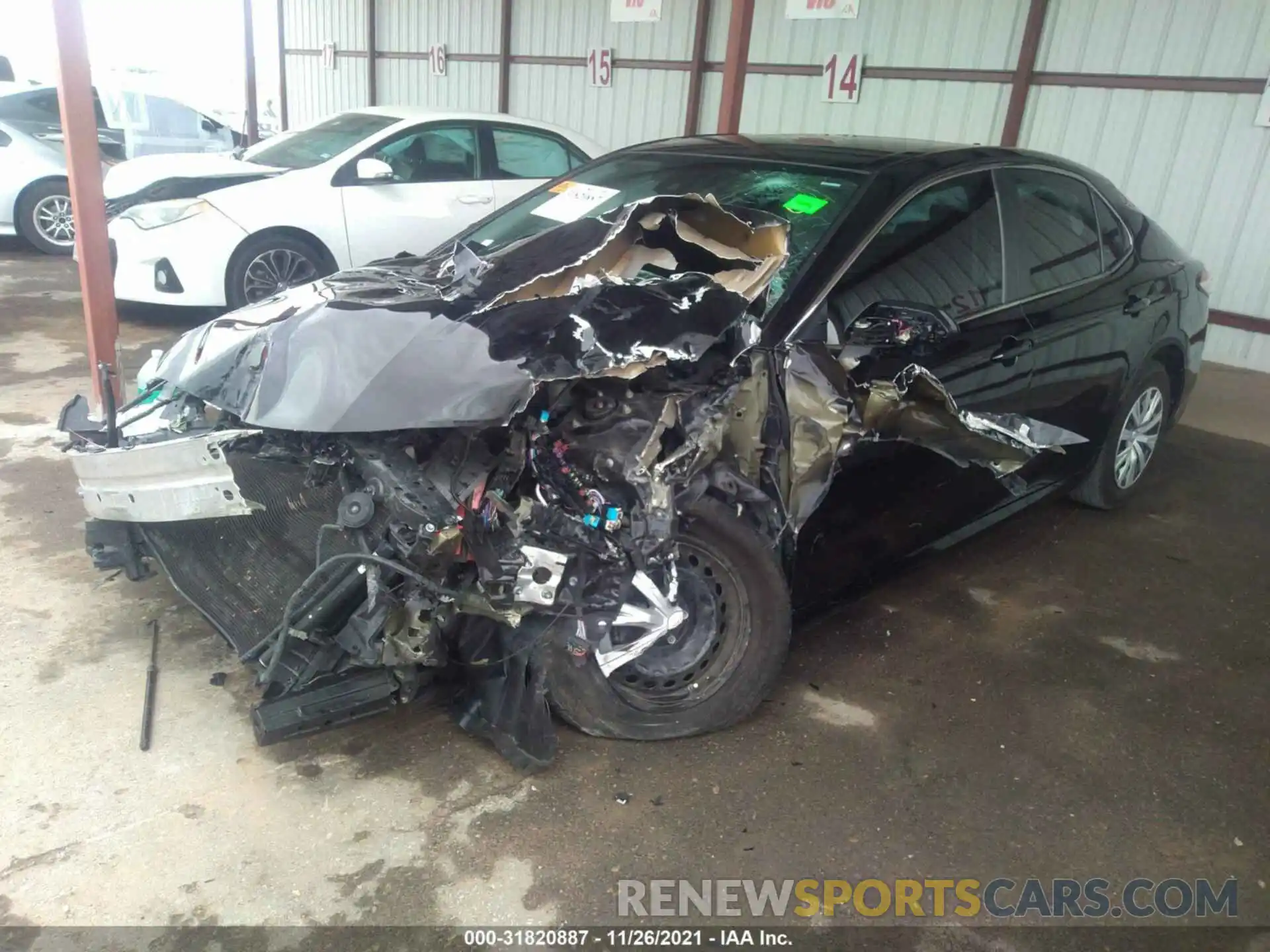 2 Photograph of a damaged car 4T1B11HK6KU810502 TOYOTA CAMRY 2019