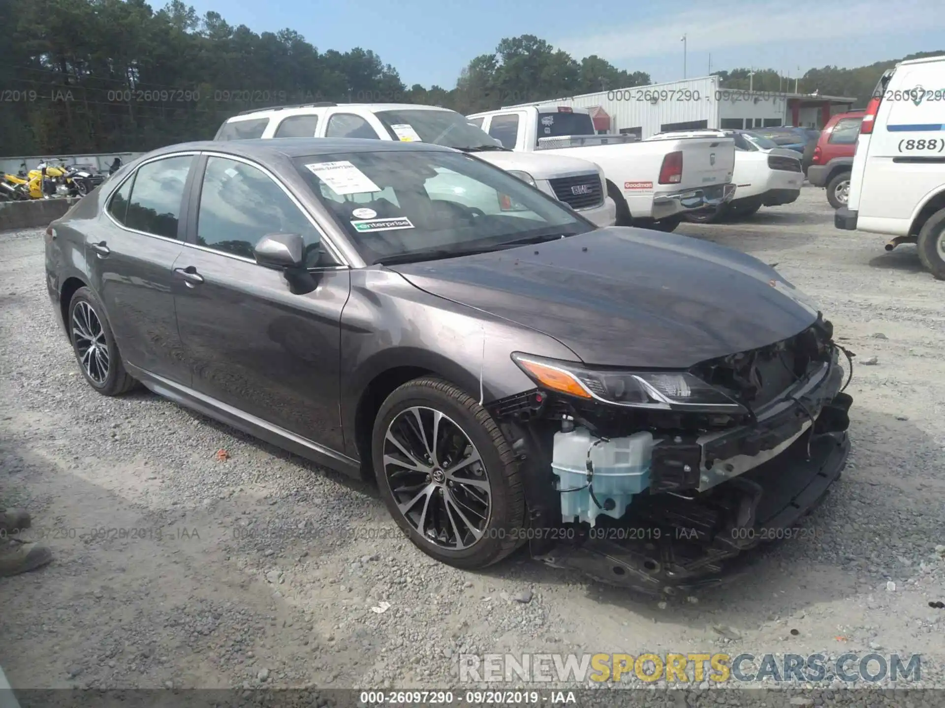 1 Photograph of a damaged car 4T1B11HK6KU811455 TOYOTA CAMRY 2019