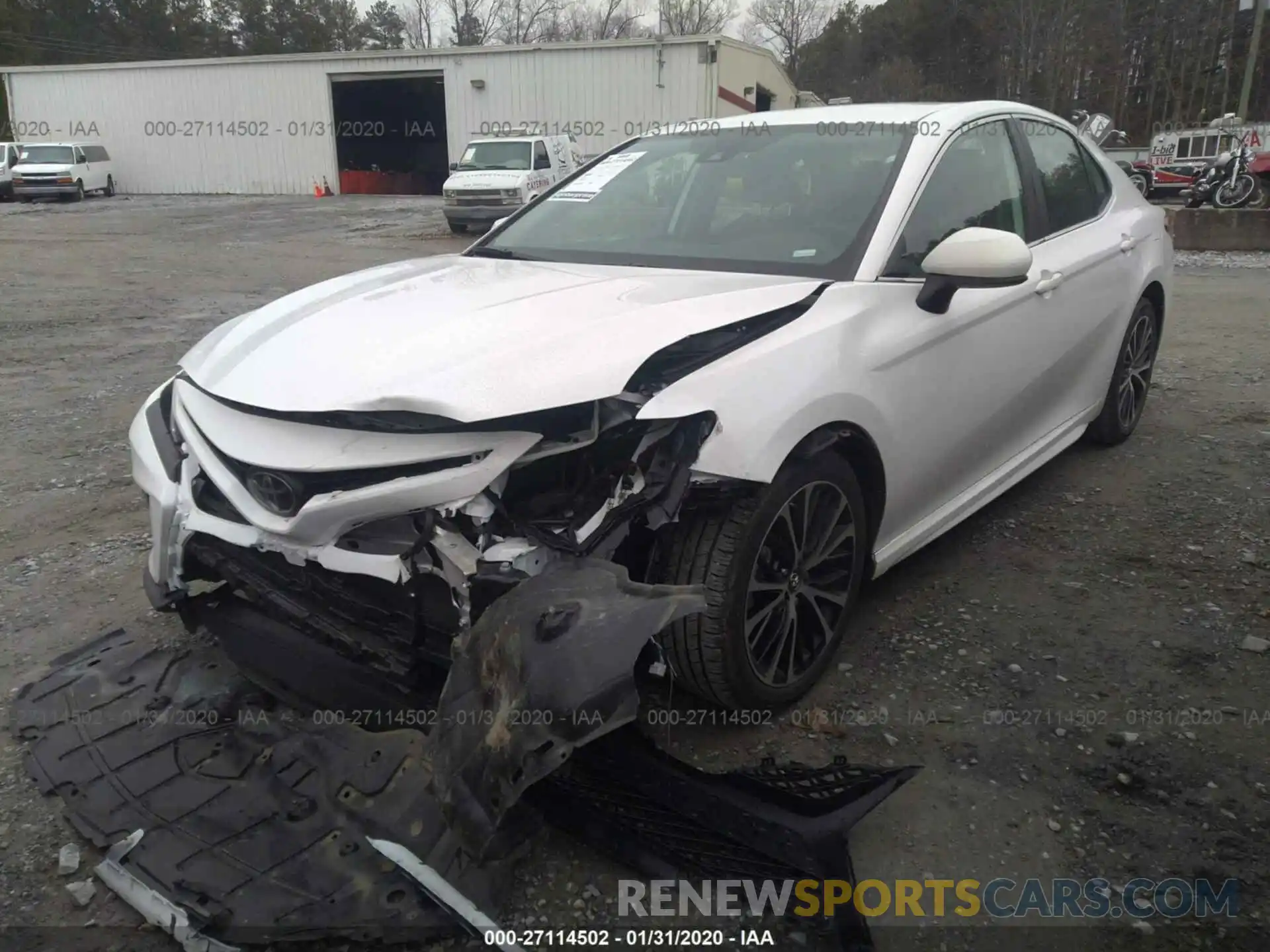 2 Photograph of a damaged car 4T1B11HK6KU812296 TOYOTA CAMRY 2019