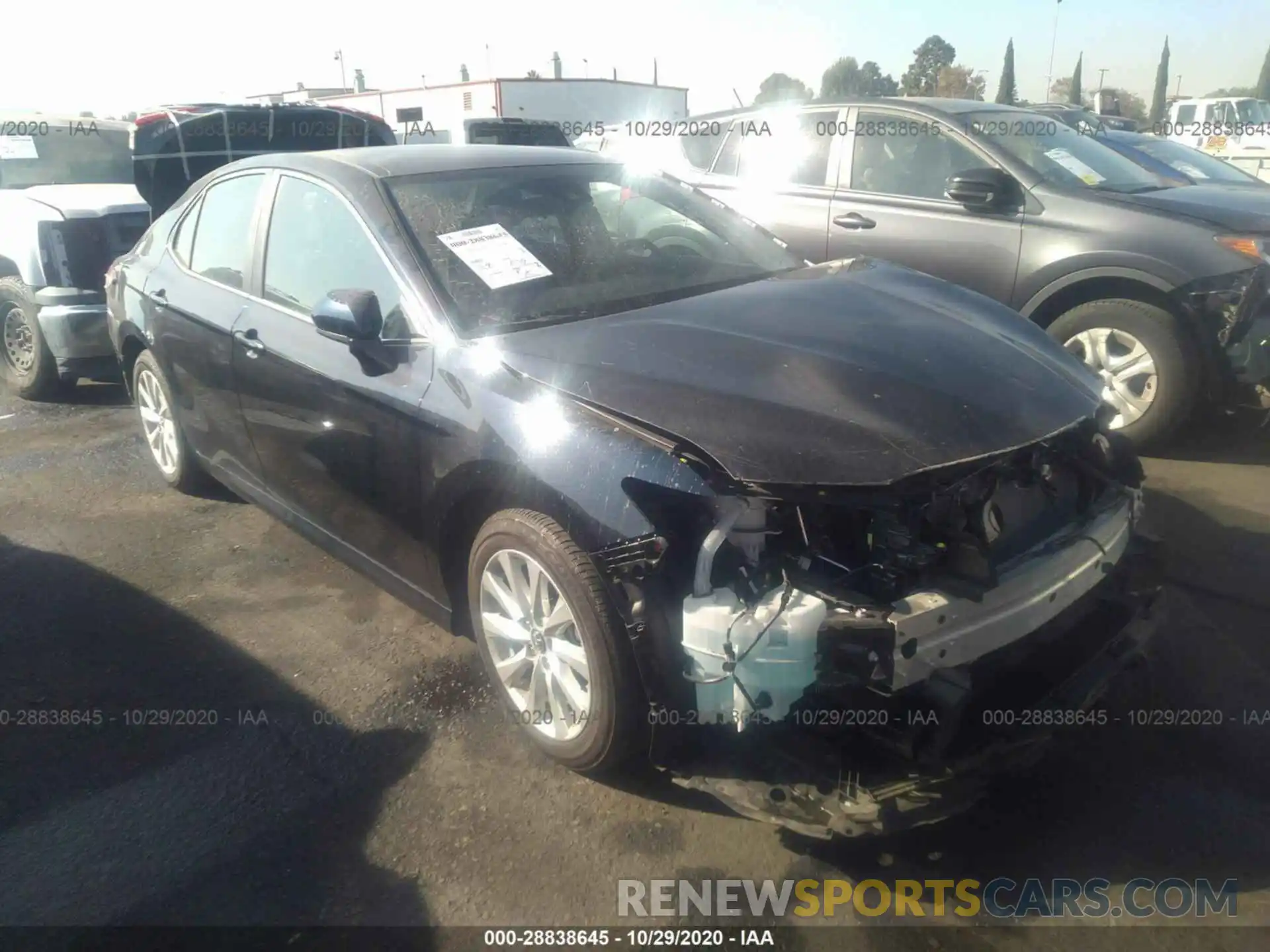 1 Photograph of a damaged car 4T1B11HK6KU813819 TOYOTA CAMRY 2019