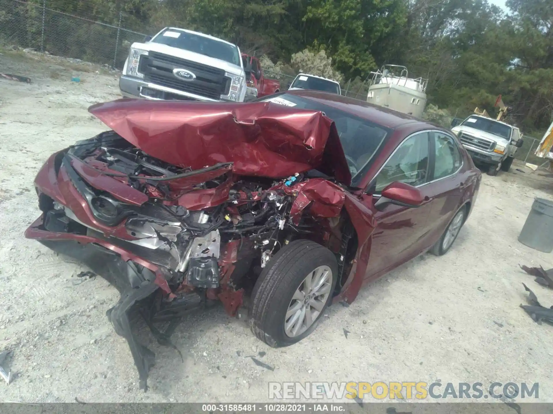 2 Photograph of a damaged car 4T1B11HK6KU814033 TOYOTA CAMRY 2019