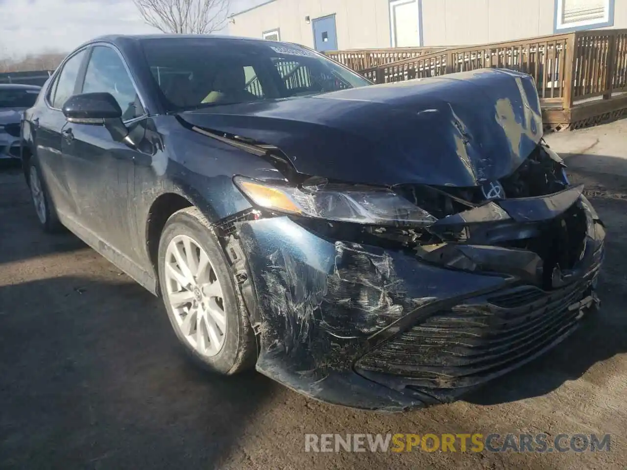 1 Photograph of a damaged car 4T1B11HK6KU814503 TOYOTA CAMRY 2019