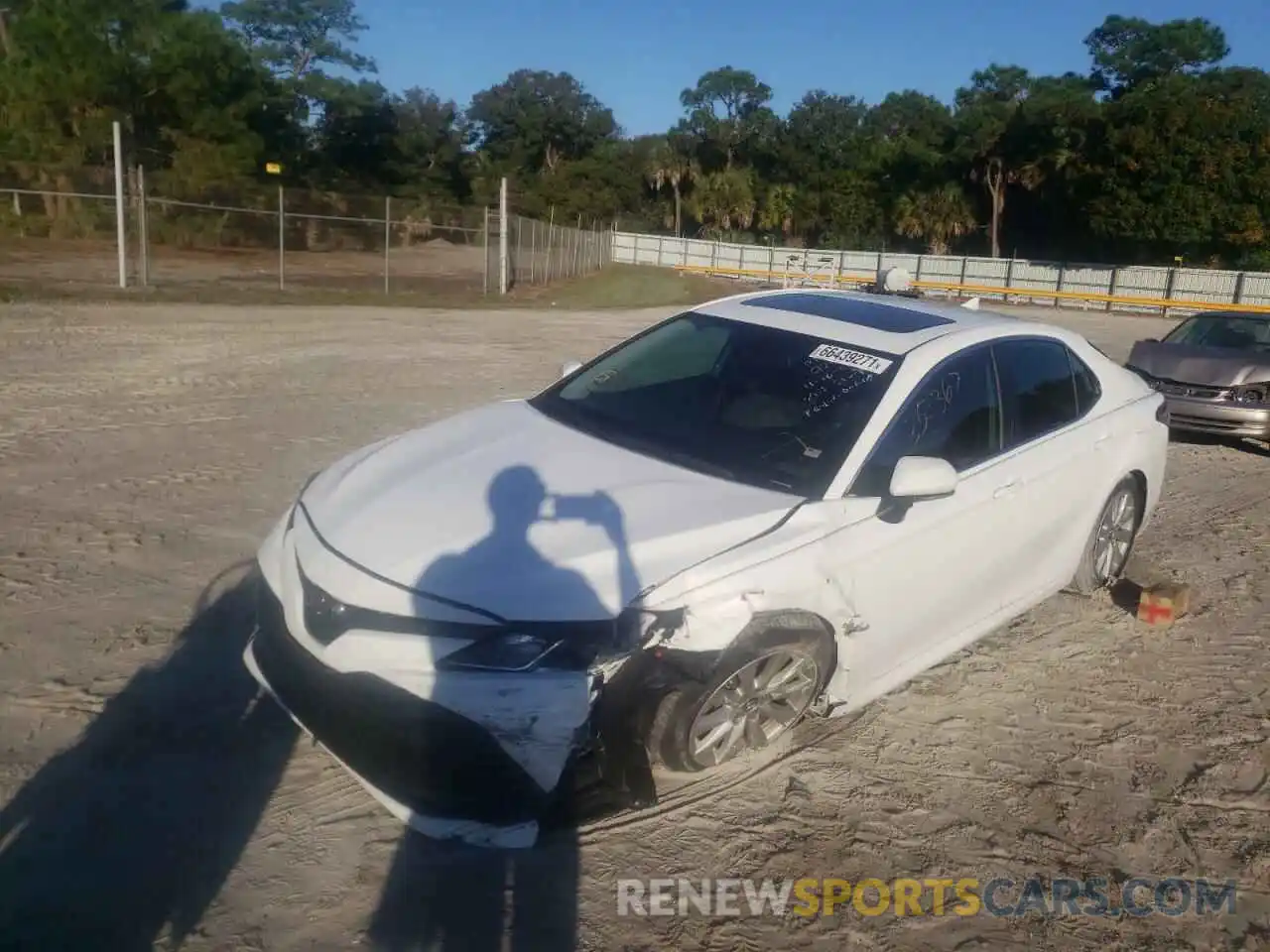 2 Photograph of a damaged car 4T1B11HK6KU815361 TOYOTA CAMRY 2019