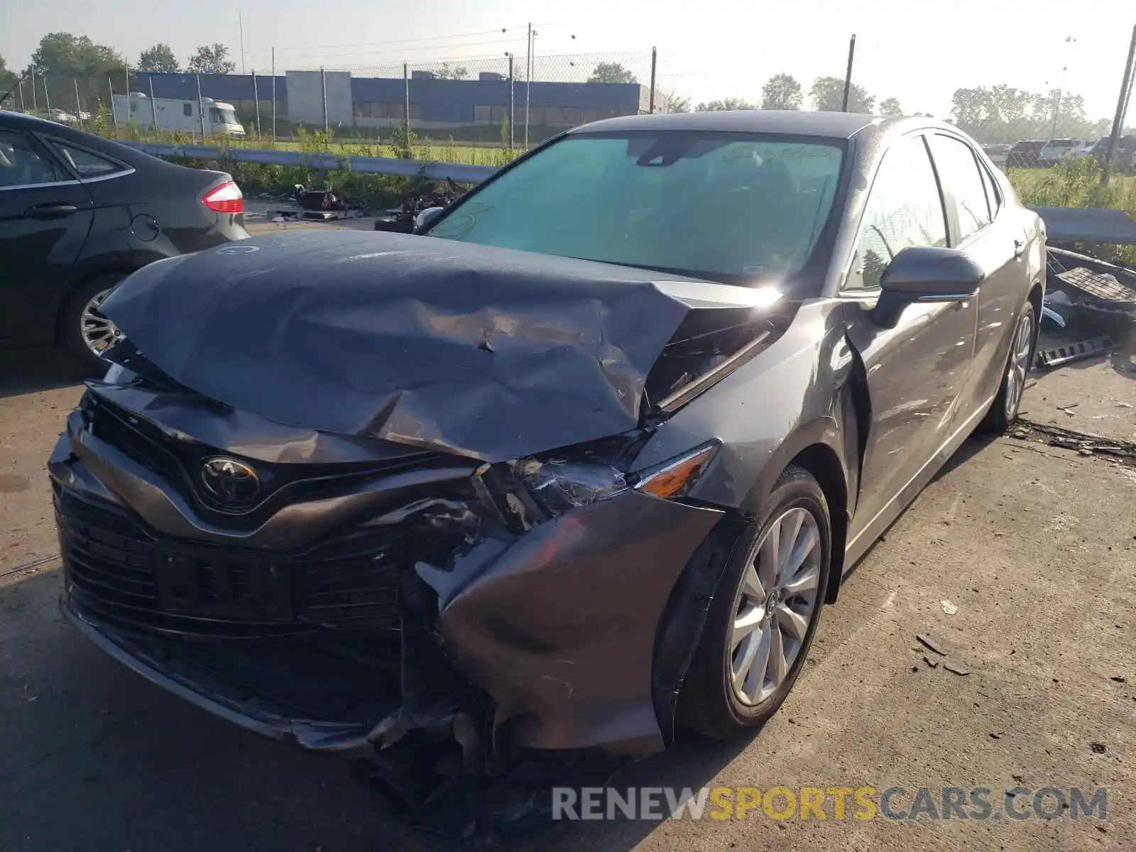 2 Photograph of a damaged car 4T1B11HK6KU817675 TOYOTA CAMRY 2019