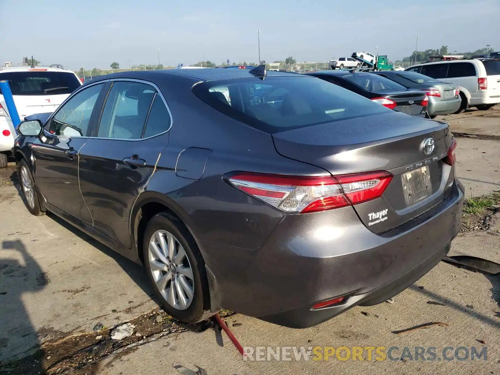 3 Photograph of a damaged car 4T1B11HK6KU817675 TOYOTA CAMRY 2019