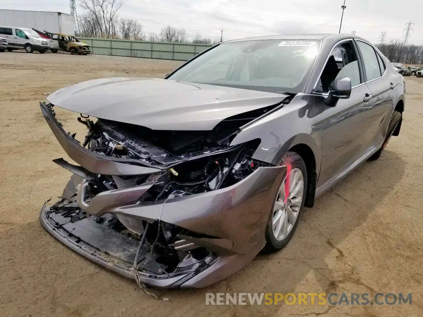 2 Photograph of a damaged car 4T1B11HK6KU817997 TOYOTA CAMRY 2019