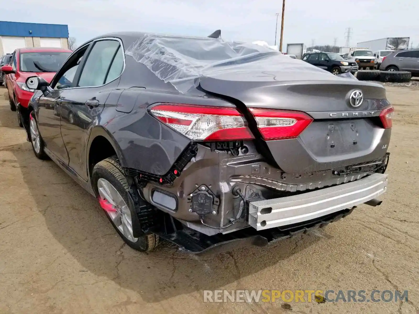 3 Photograph of a damaged car 4T1B11HK6KU817997 TOYOTA CAMRY 2019