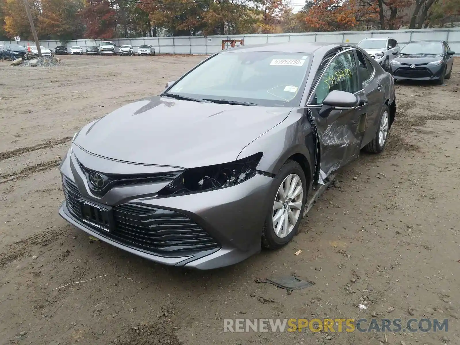 2 Photograph of a damaged car 4T1B11HK6KU818793 TOYOTA CAMRY 2019