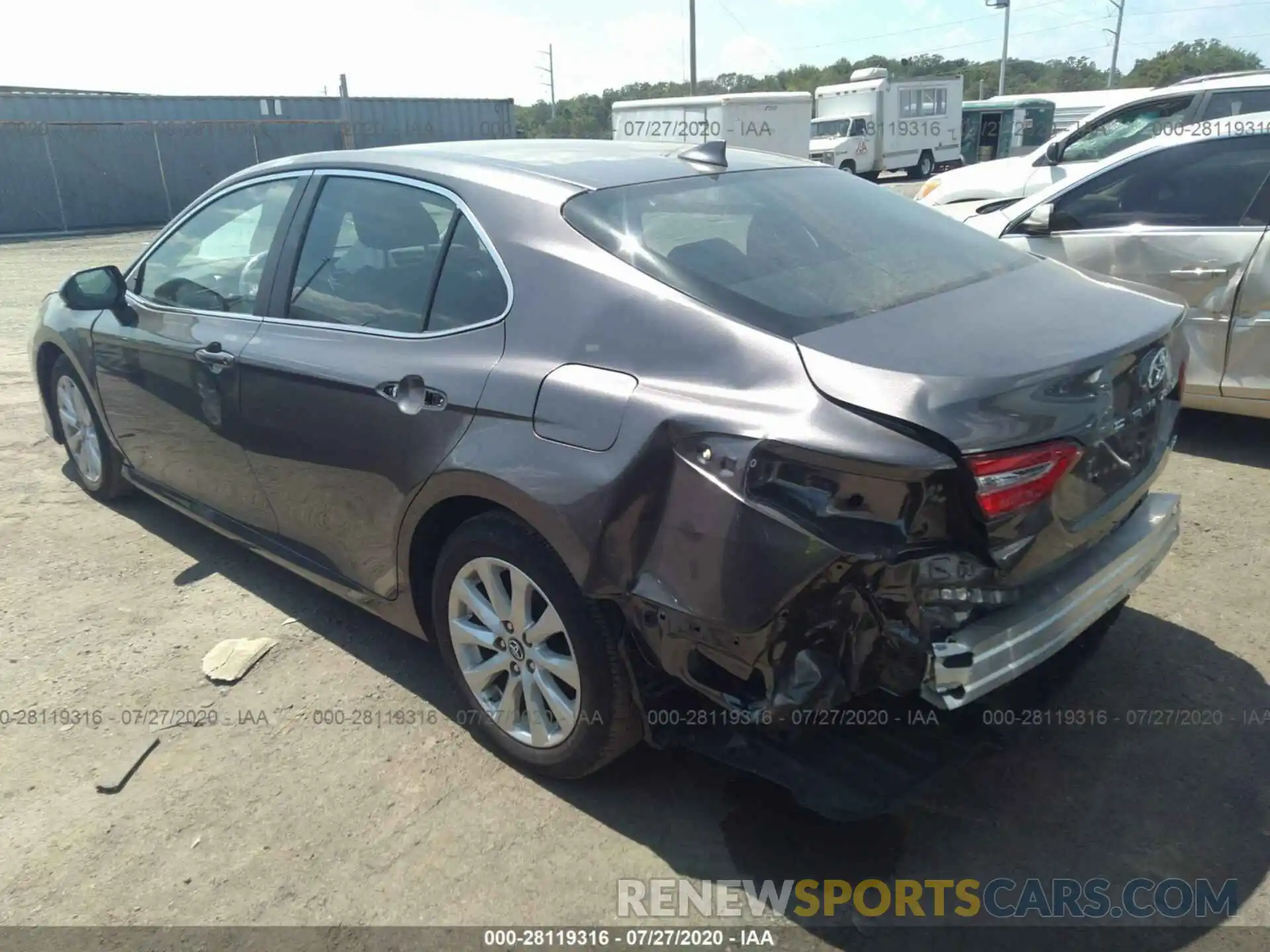 3 Photograph of a damaged car 4T1B11HK6KU818888 TOYOTA CAMRY 2019