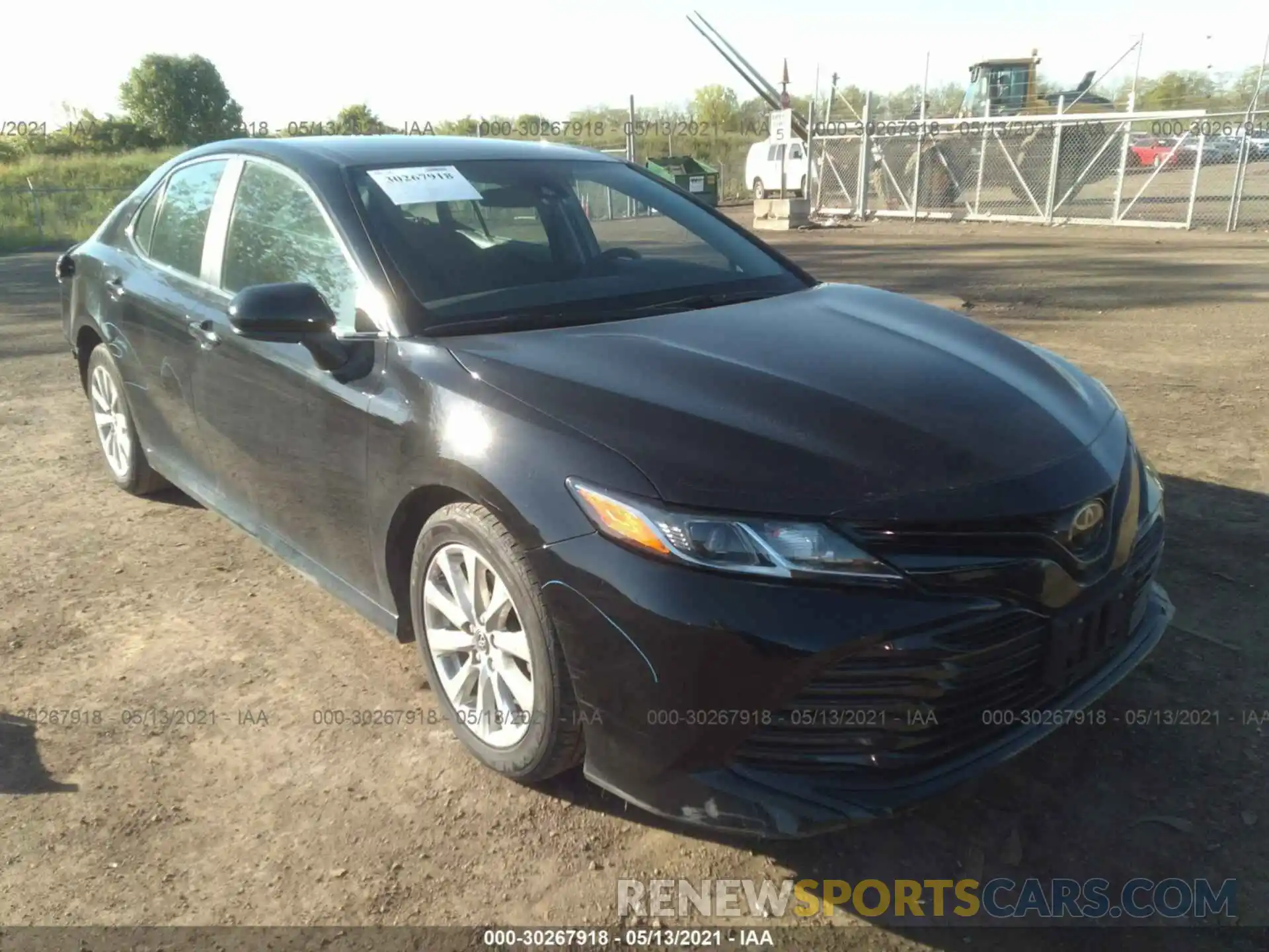 1 Photograph of a damaged car 4T1B11HK6KU819314 TOYOTA CAMRY 2019