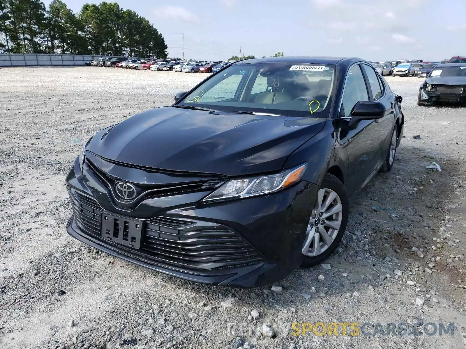 2 Photograph of a damaged car 4T1B11HK6KU819944 TOYOTA CAMRY 2019