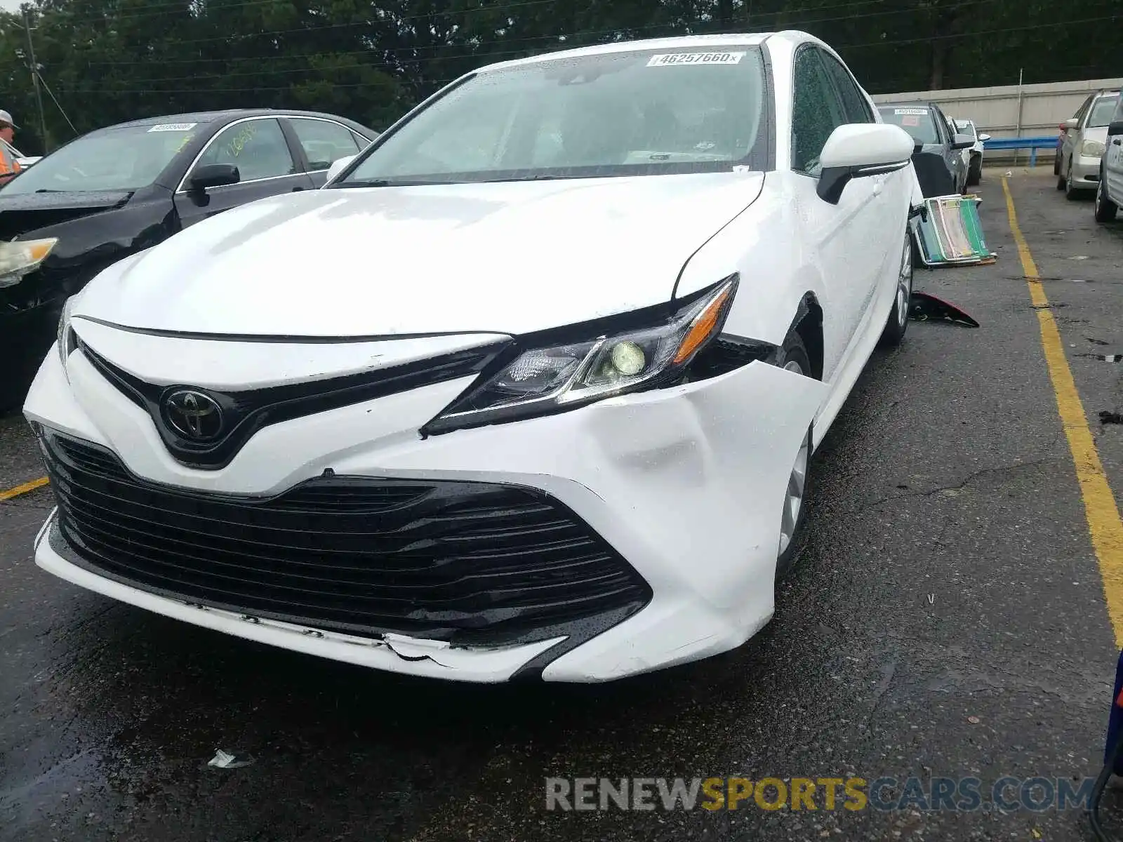 2 Photograph of a damaged car 4T1B11HK6KU821225 TOYOTA CAMRY 2019