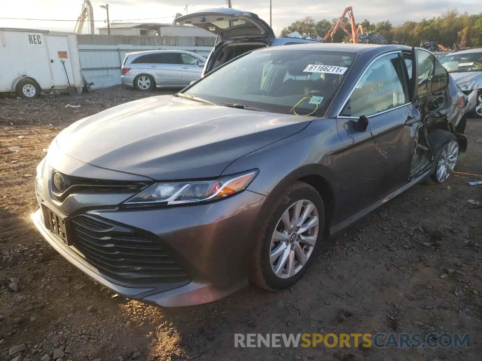 2 Photograph of a damaged car 4T1B11HK6KU822004 TOYOTA CAMRY 2019