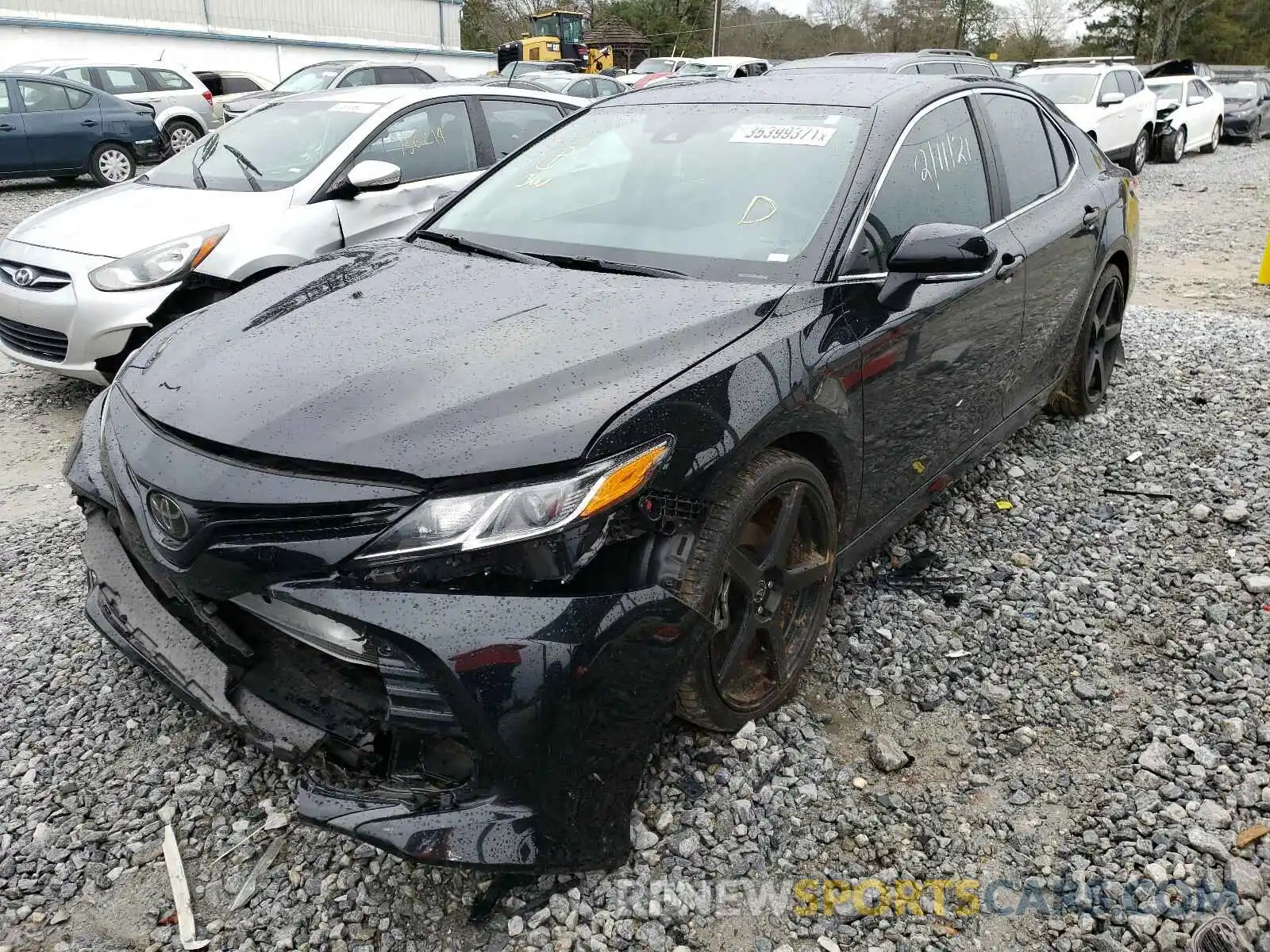 2 Photograph of a damaged car 4T1B11HK6KU824559 TOYOTA CAMRY 2019