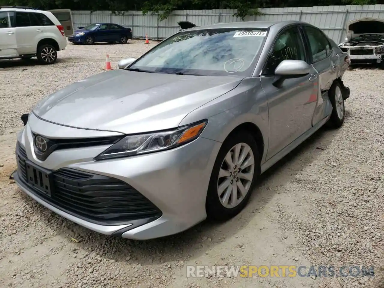 2 Photograph of a damaged car 4T1B11HK6KU825825 TOYOTA CAMRY 2019