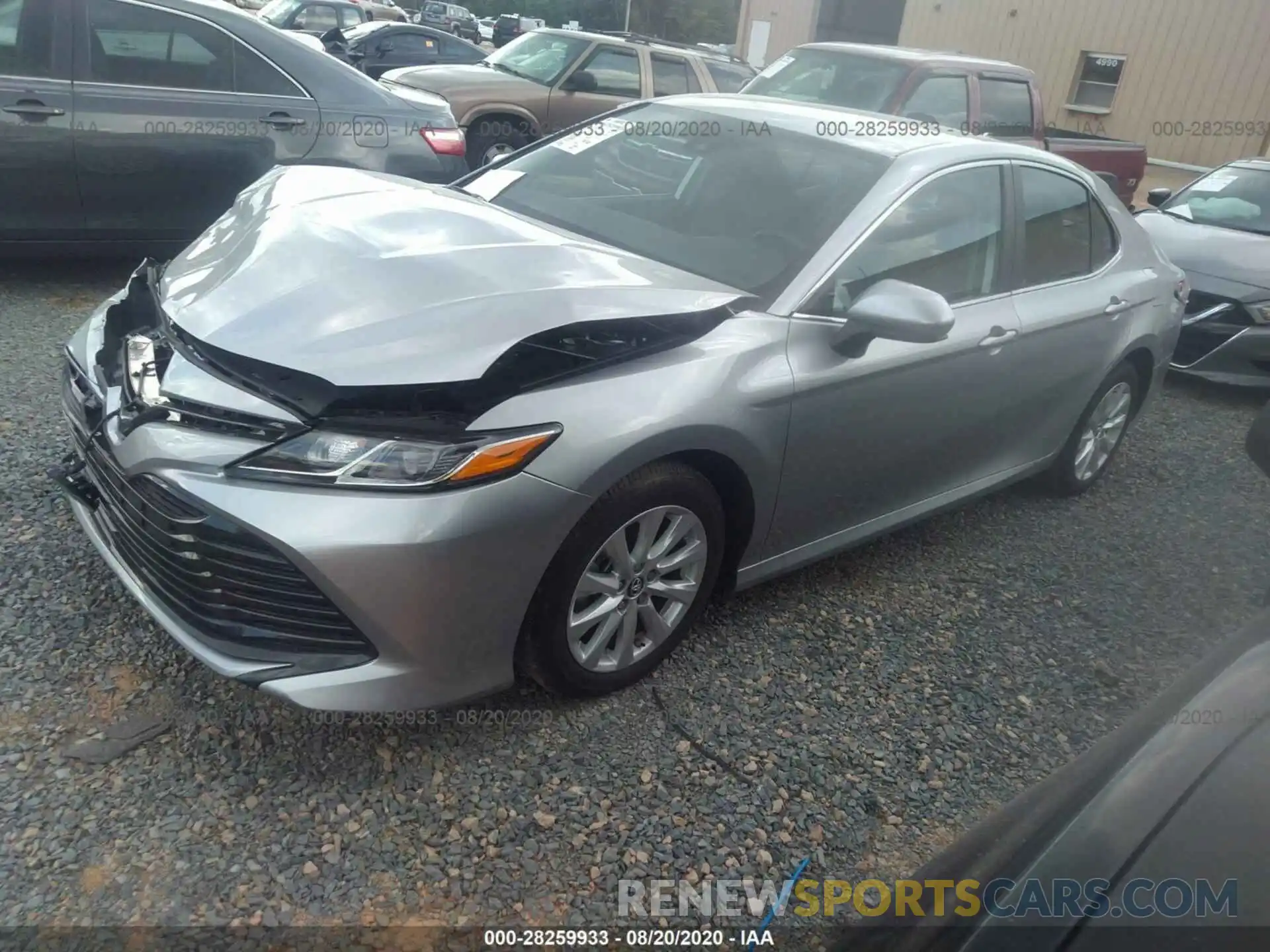 2 Photograph of a damaged car 4T1B11HK6KU826683 TOYOTA CAMRY 2019