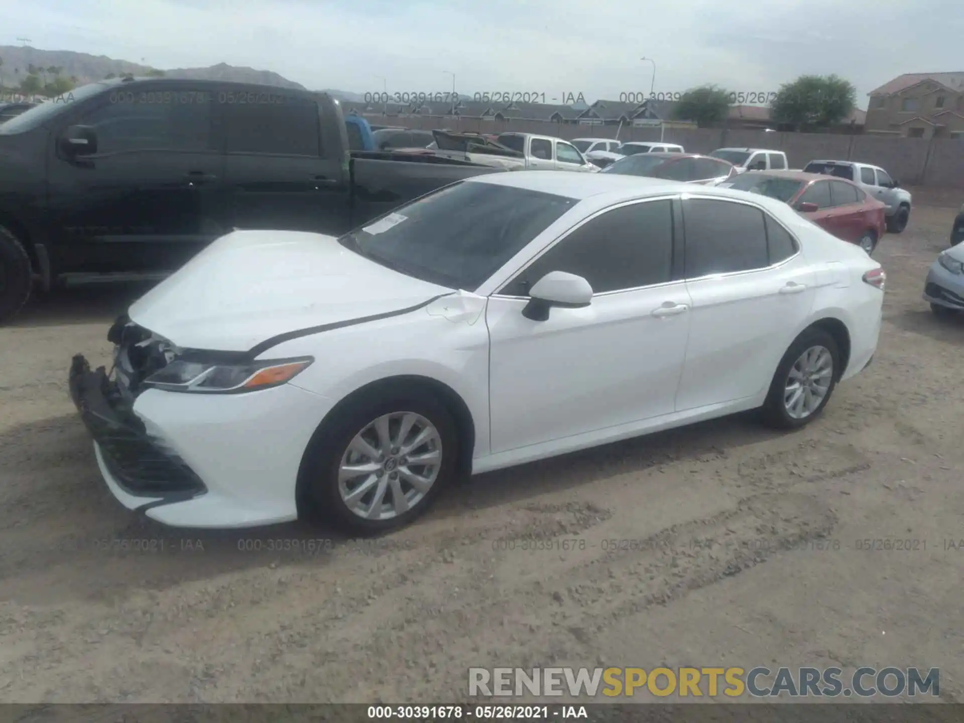 2 Photograph of a damaged car 4T1B11HK6KU828255 TOYOTA CAMRY 2019