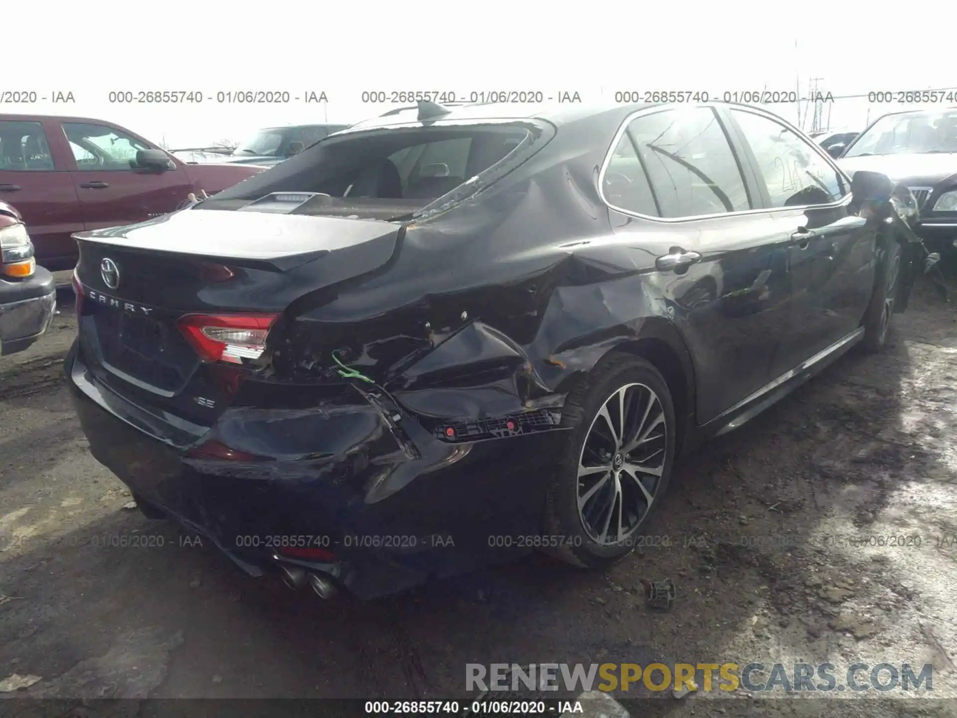 4 Фотография поврежденного автомобиля 4T1B11HK6KU831317 TOYOTA CAMRY 2019