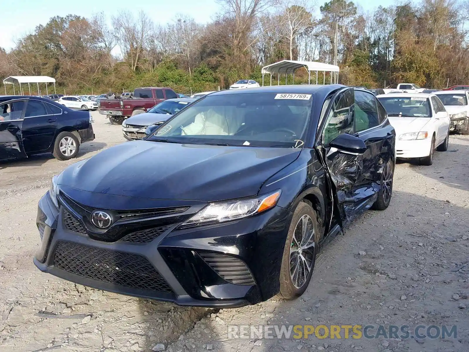 2 Photograph of a damaged car 4T1B11HK6KU832371 TOYOTA CAMRY 2019