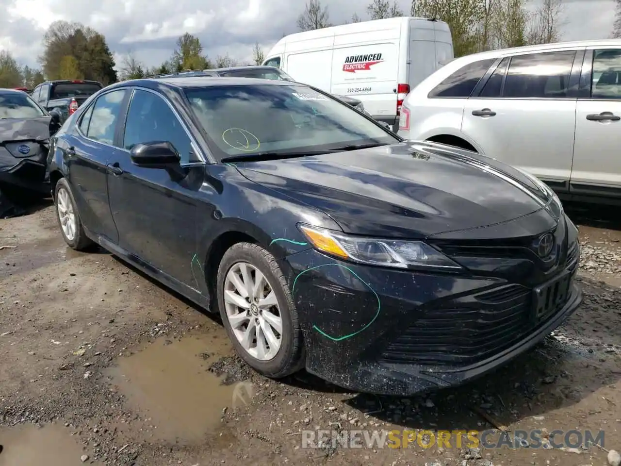 1 Photograph of a damaged car 4T1B11HK6KU836887 TOYOTA CAMRY 2019