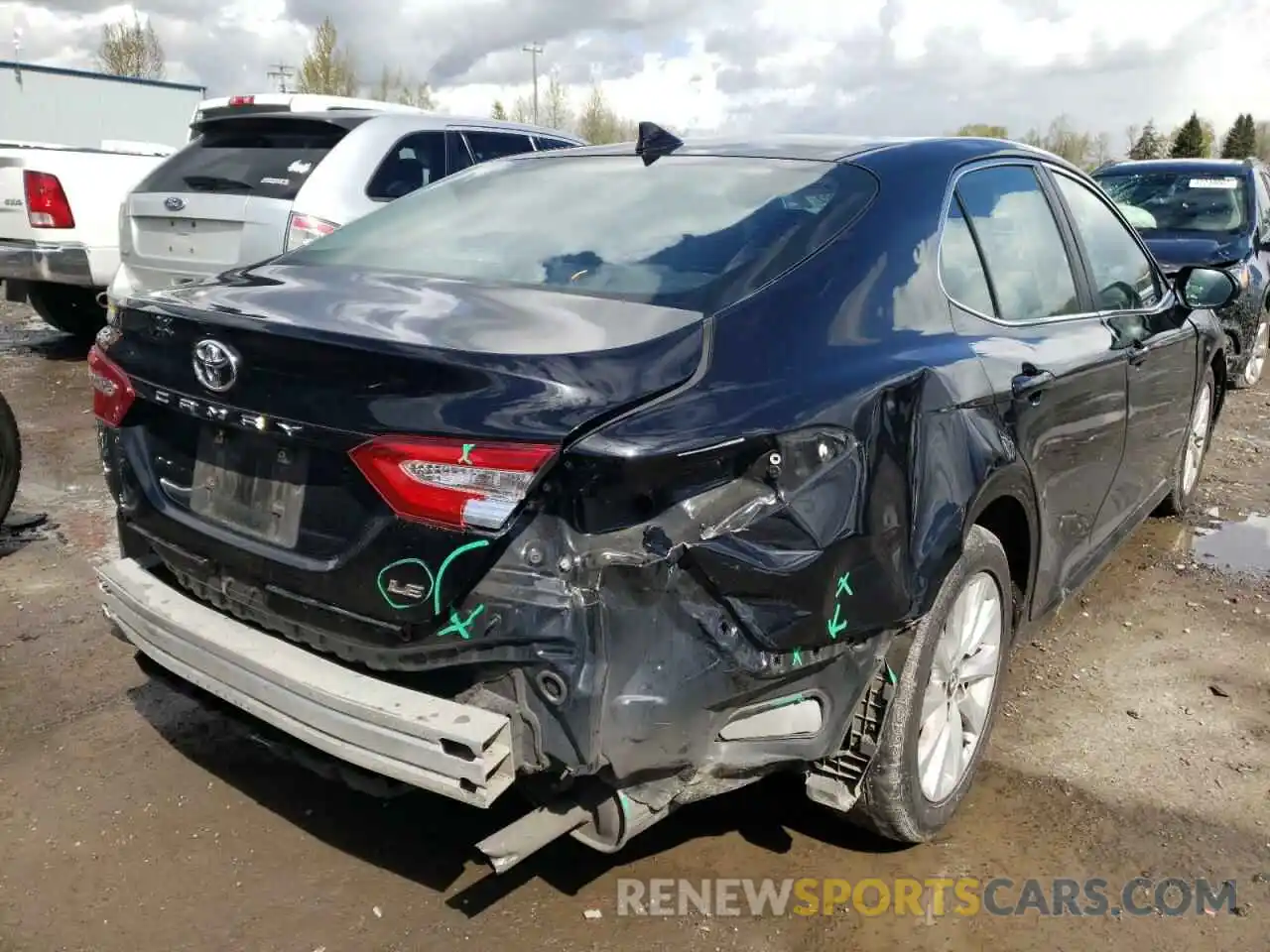 4 Фотография поврежденного автомобиля 4T1B11HK6KU836887 TOYOTA CAMRY 2019