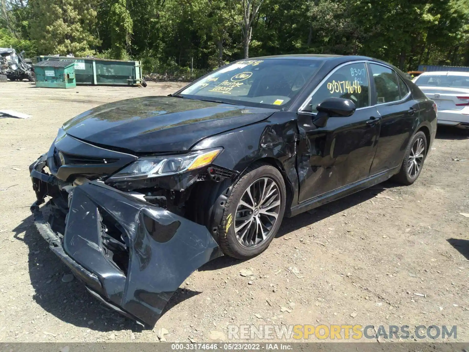 2 Photograph of a damaged car 4T1B11HK6KU836890 TOYOTA CAMRY 2019