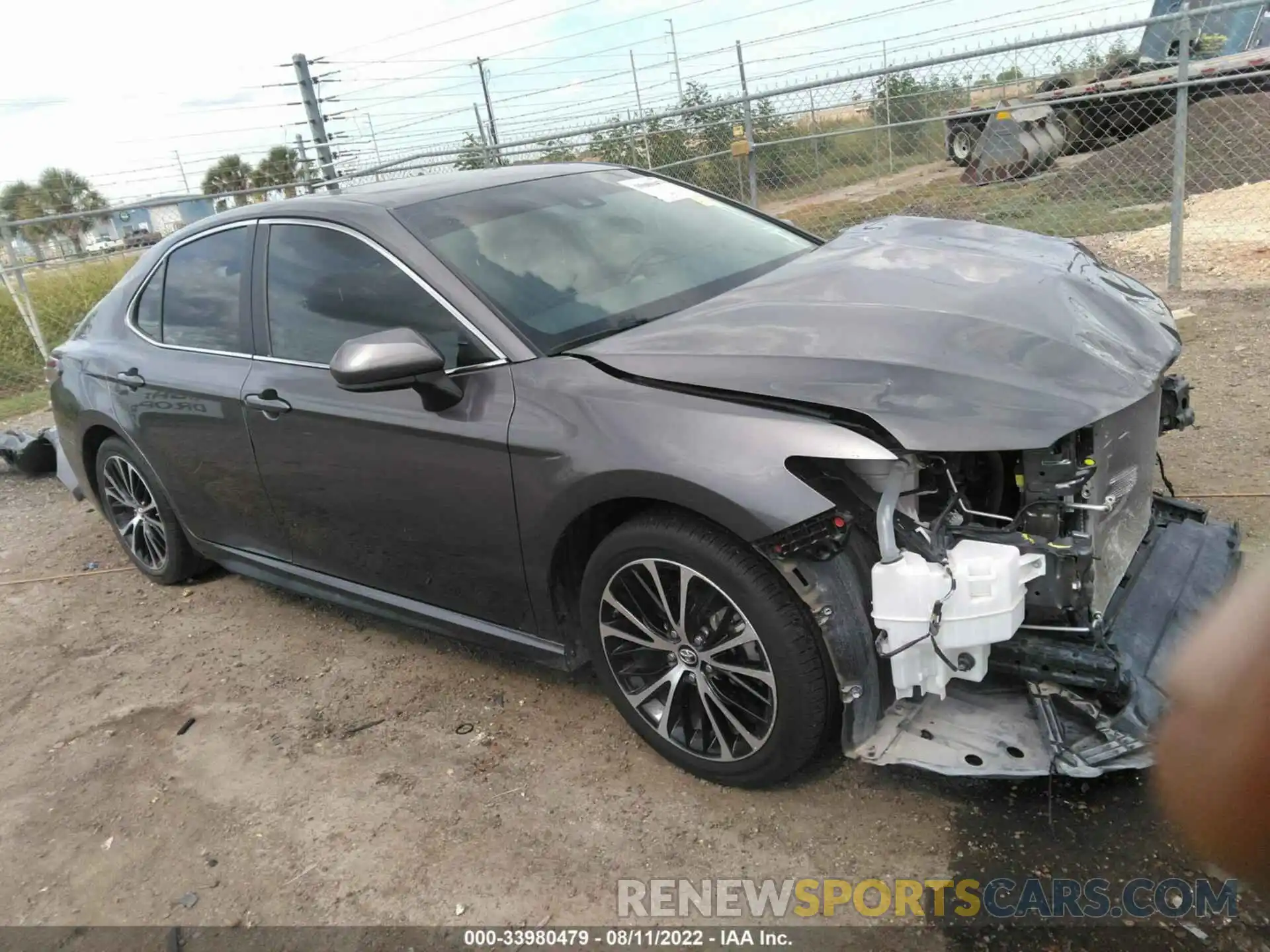 1 Photograph of a damaged car 4T1B11HK6KU837411 TOYOTA CAMRY 2019