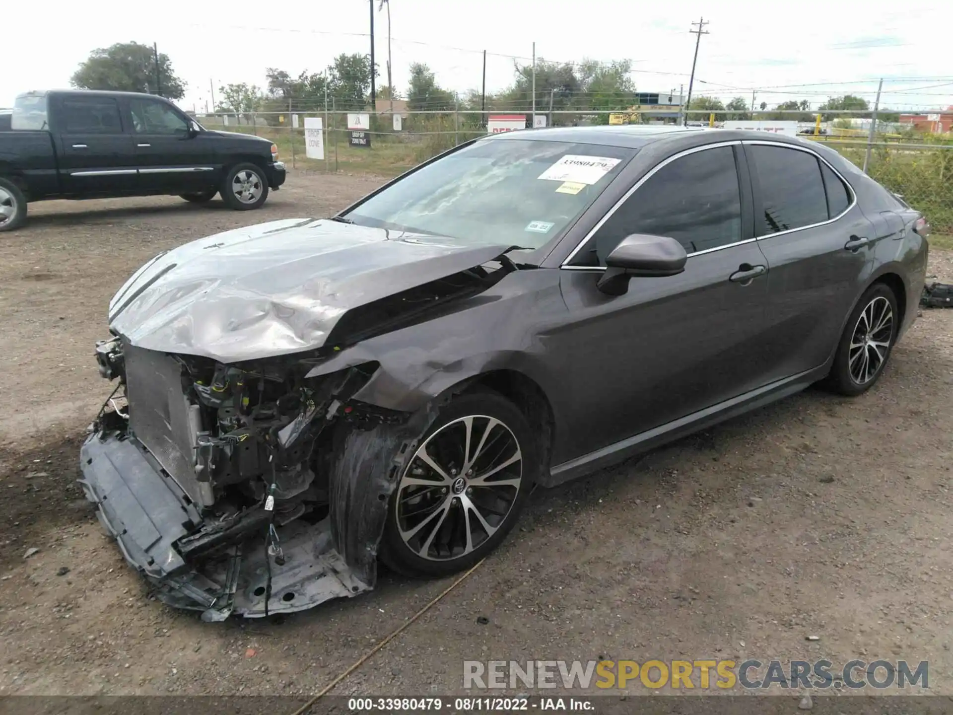 2 Photograph of a damaged car 4T1B11HK6KU837411 TOYOTA CAMRY 2019