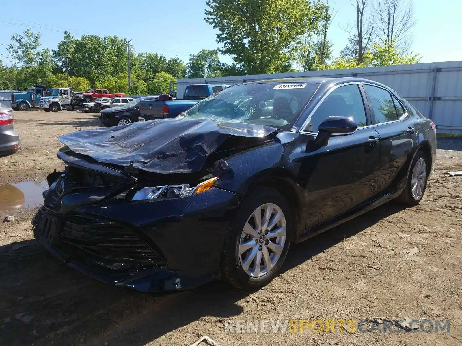 2 Photograph of a damaged car 4T1B11HK6KU838798 TOYOTA CAMRY 2019