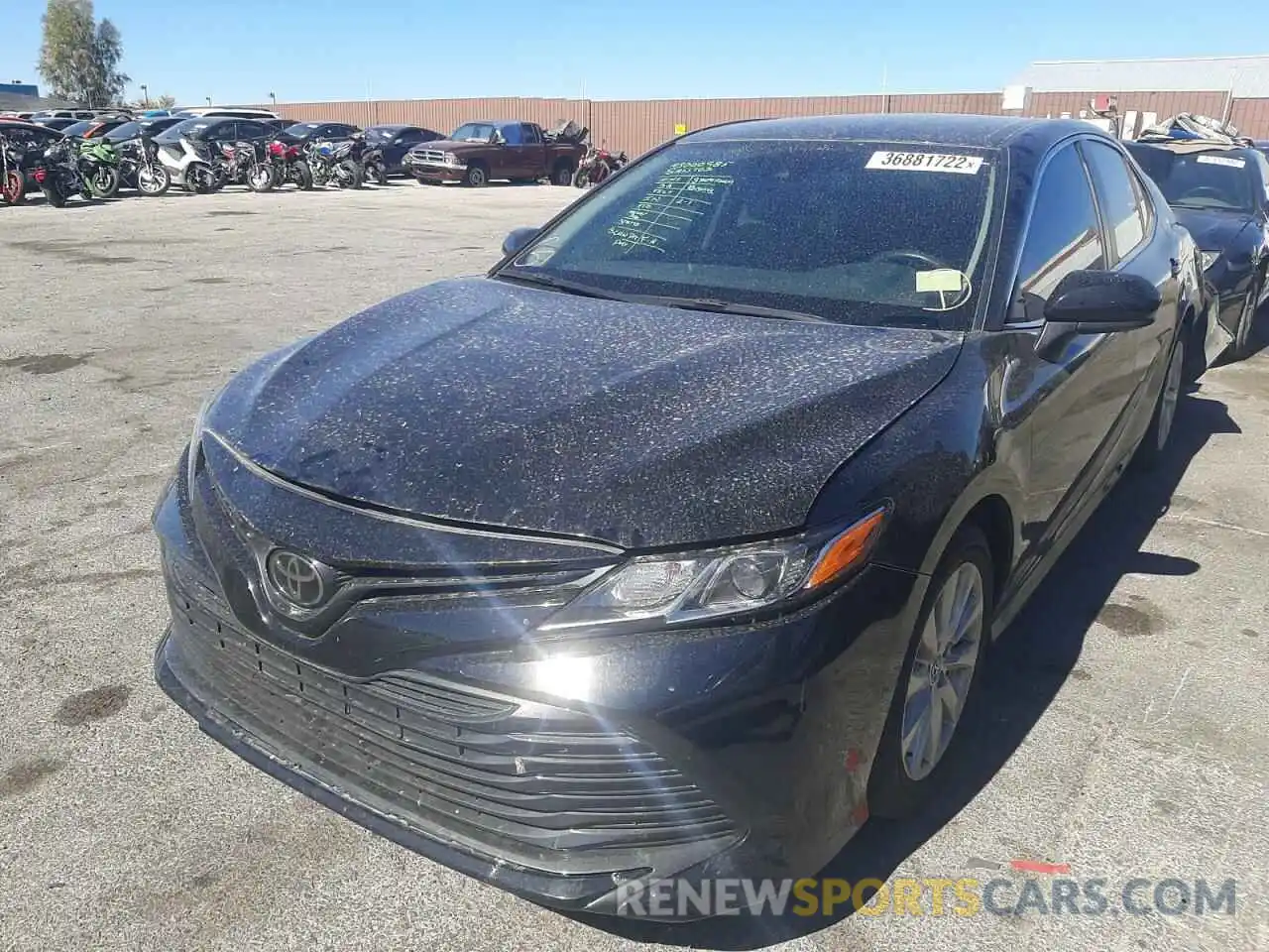 2 Photograph of a damaged car 4T1B11HK6KU841734 TOYOTA CAMRY 2019