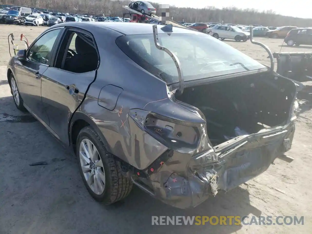 3 Photograph of a damaged car 4T1B11HK6KU841992 TOYOTA CAMRY 2019