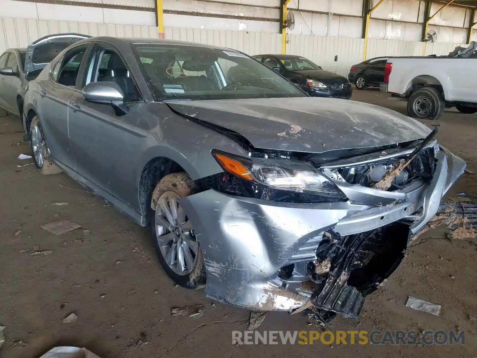 1 Photograph of a damaged car 4T1B11HK6KU843242 TOYOTA CAMRY 2019