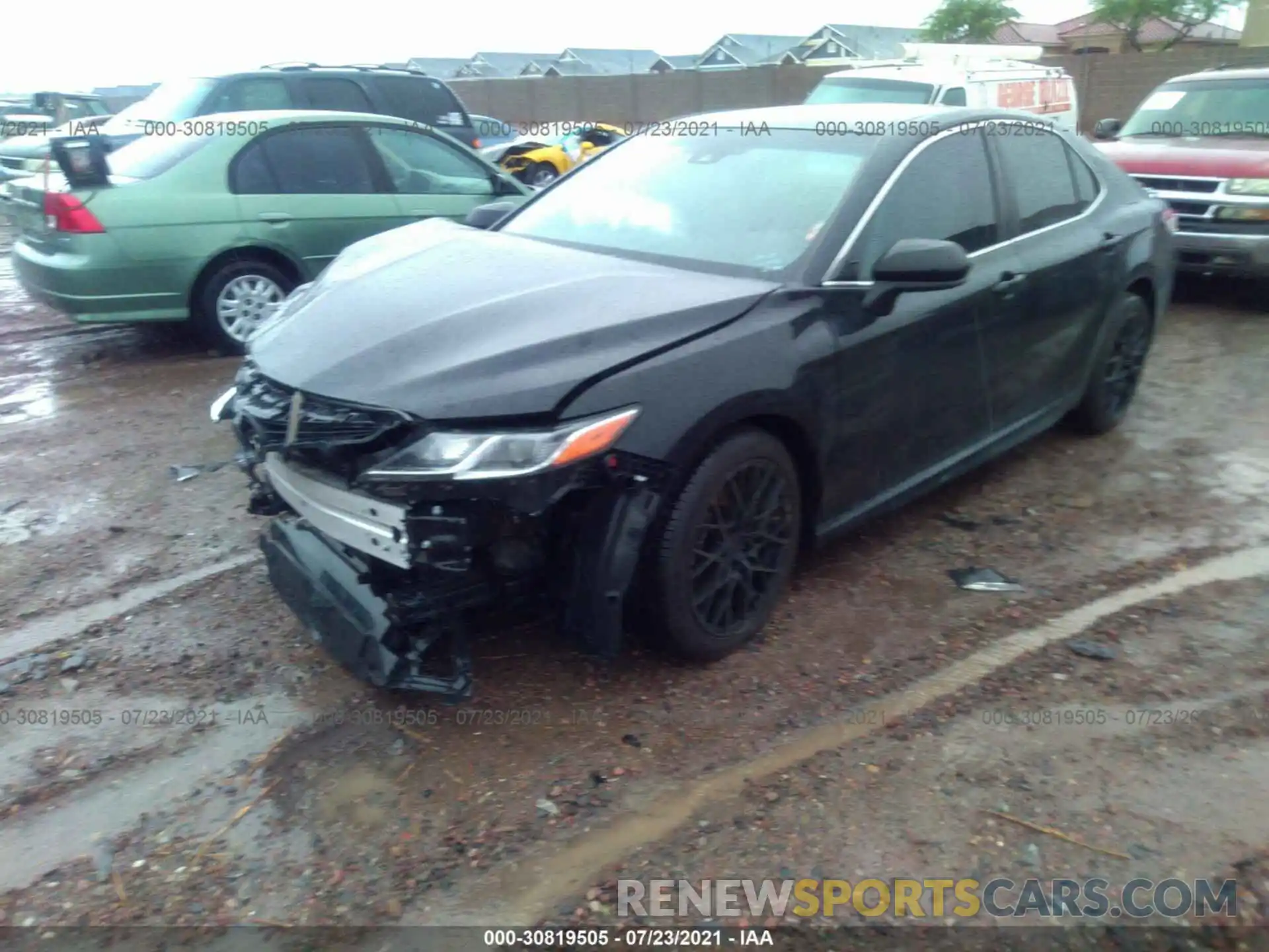 2 Photograph of a damaged car 4T1B11HK6KU844813 TOYOTA CAMRY 2019