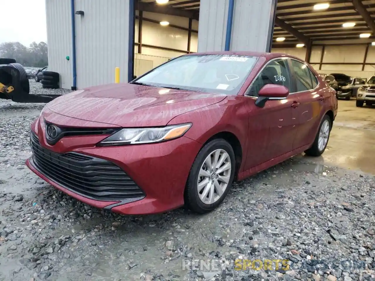 2 Photograph of a damaged car 4T1B11HK6KU846657 TOYOTA CAMRY 2019