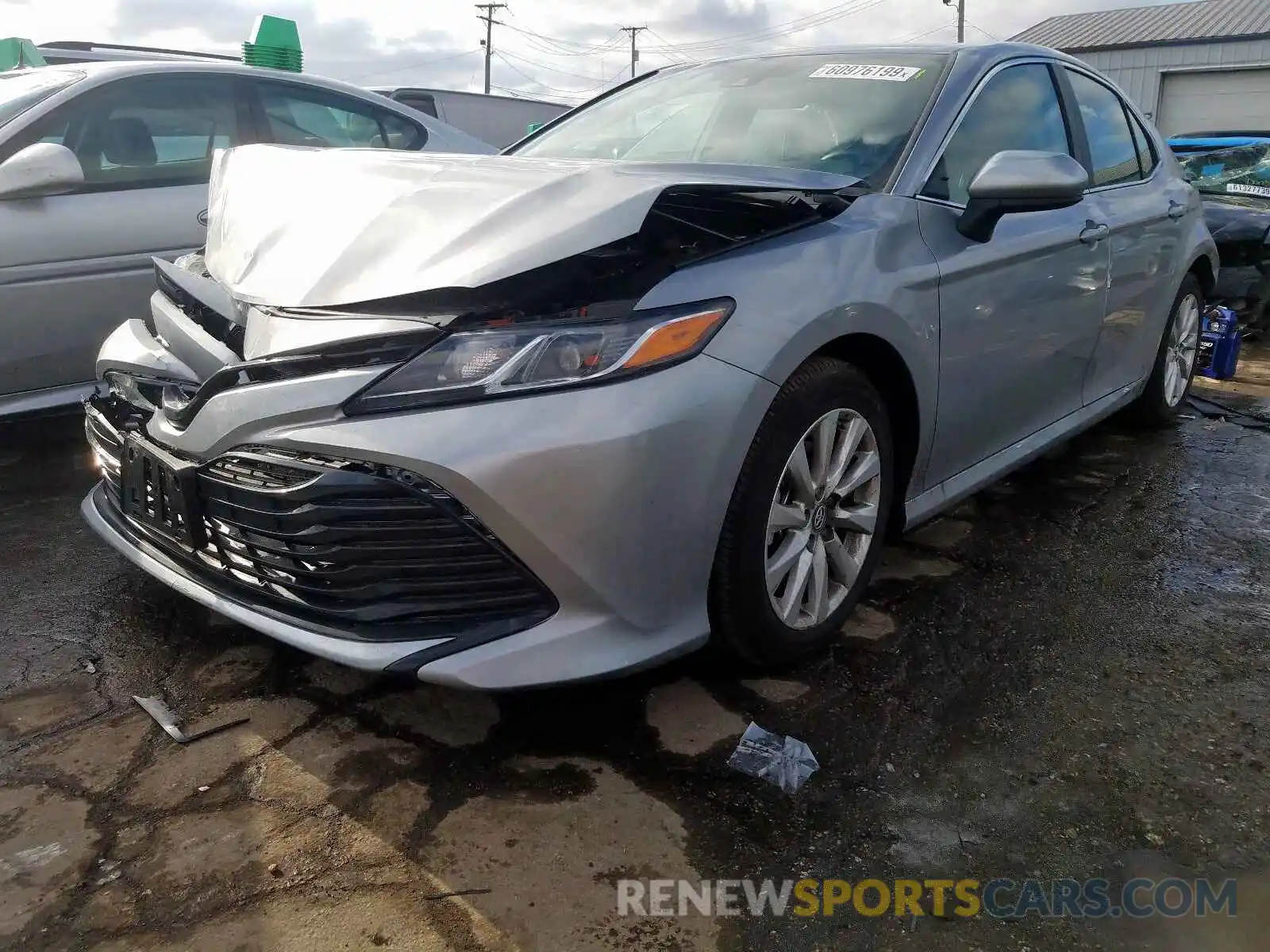 2 Photograph of a damaged car 4T1B11HK6KU847257 TOYOTA CAMRY 2019