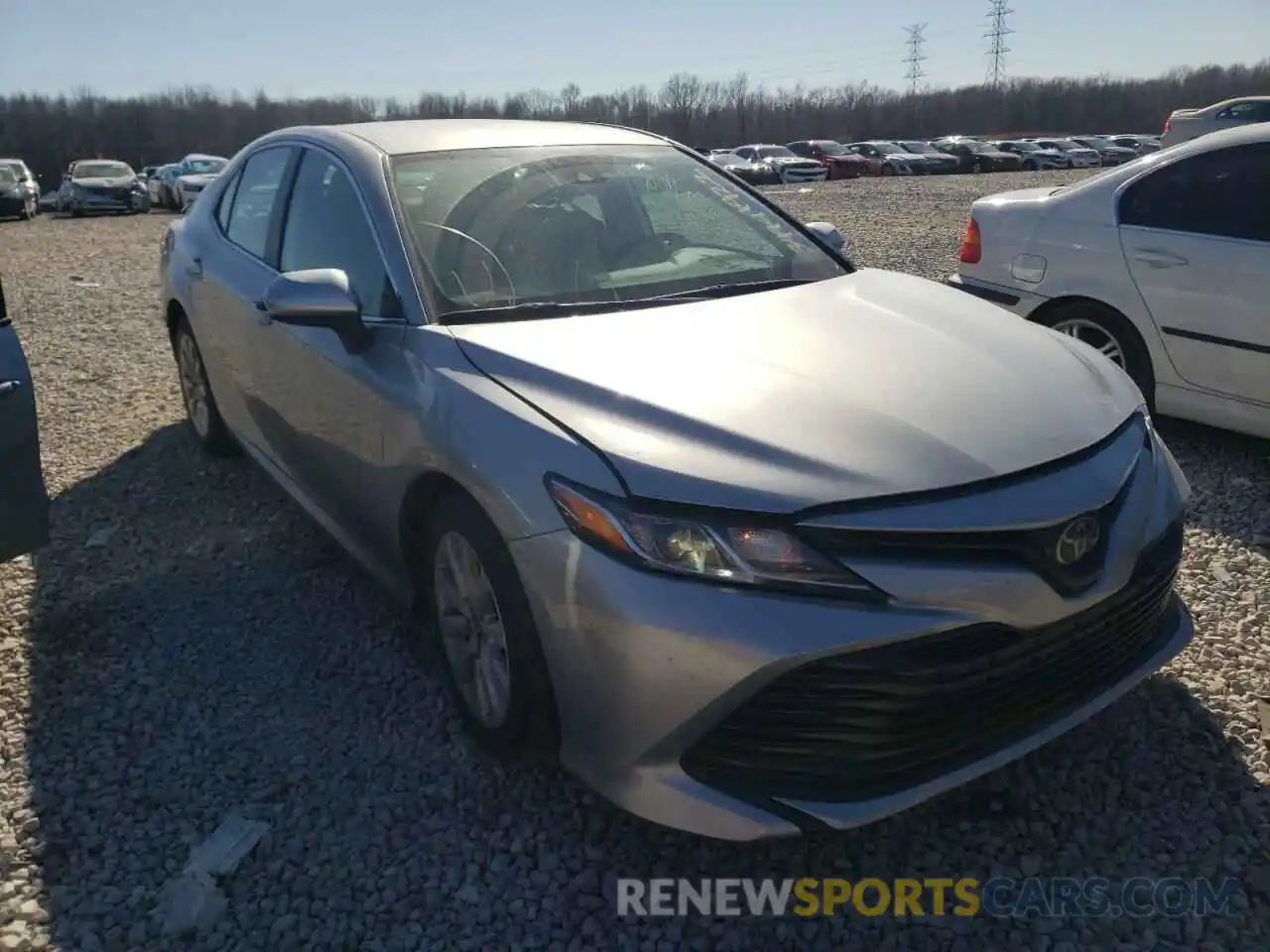 1 Photograph of a damaged car 4T1B11HK6KU848456 TOYOTA CAMRY 2019