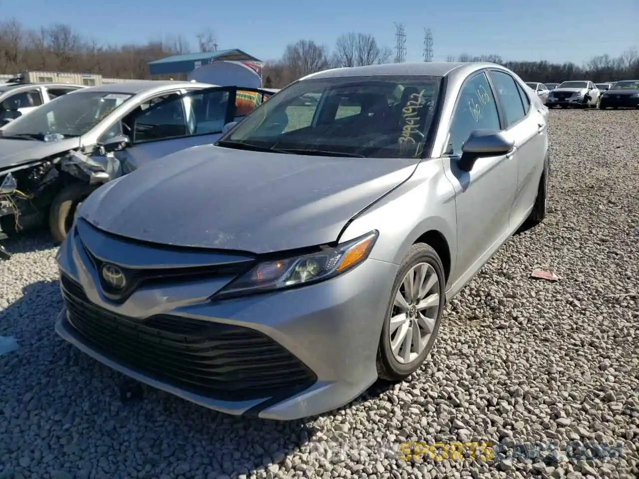 2 Photograph of a damaged car 4T1B11HK6KU848456 TOYOTA CAMRY 2019