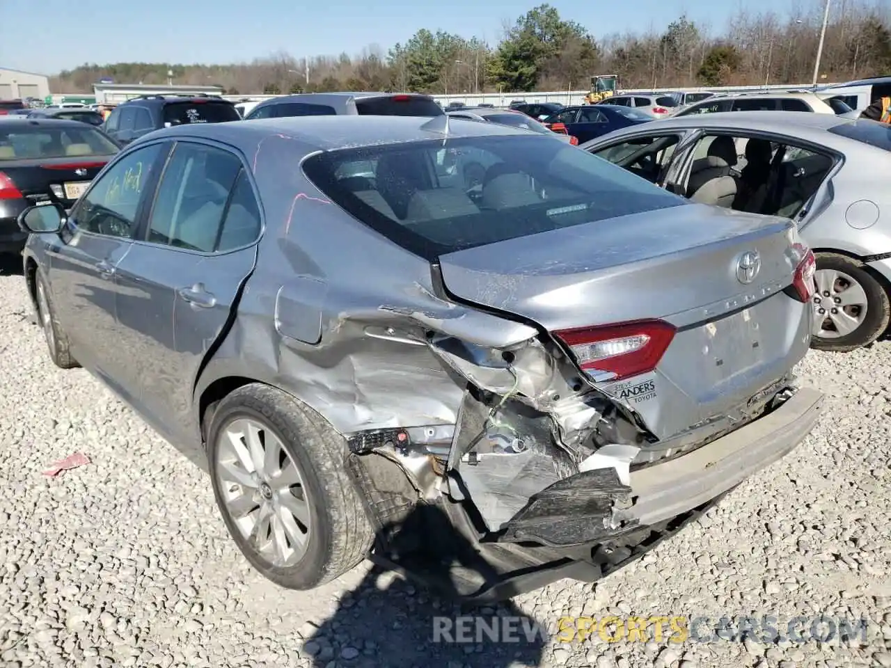 3 Photograph of a damaged car 4T1B11HK6KU848456 TOYOTA CAMRY 2019