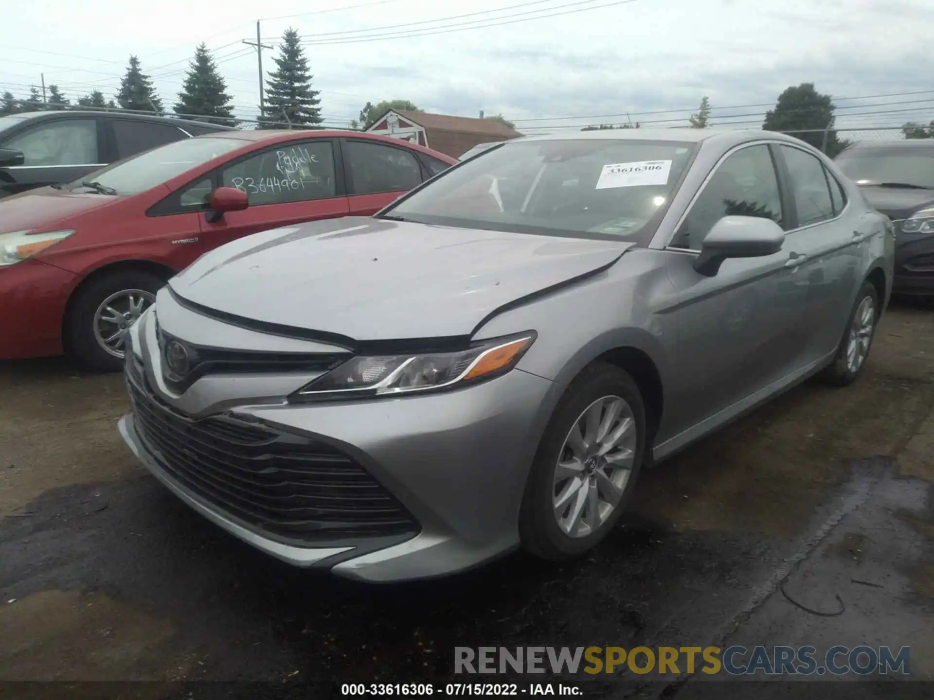 2 Photograph of a damaged car 4T1B11HK6KU848599 TOYOTA CAMRY 2019