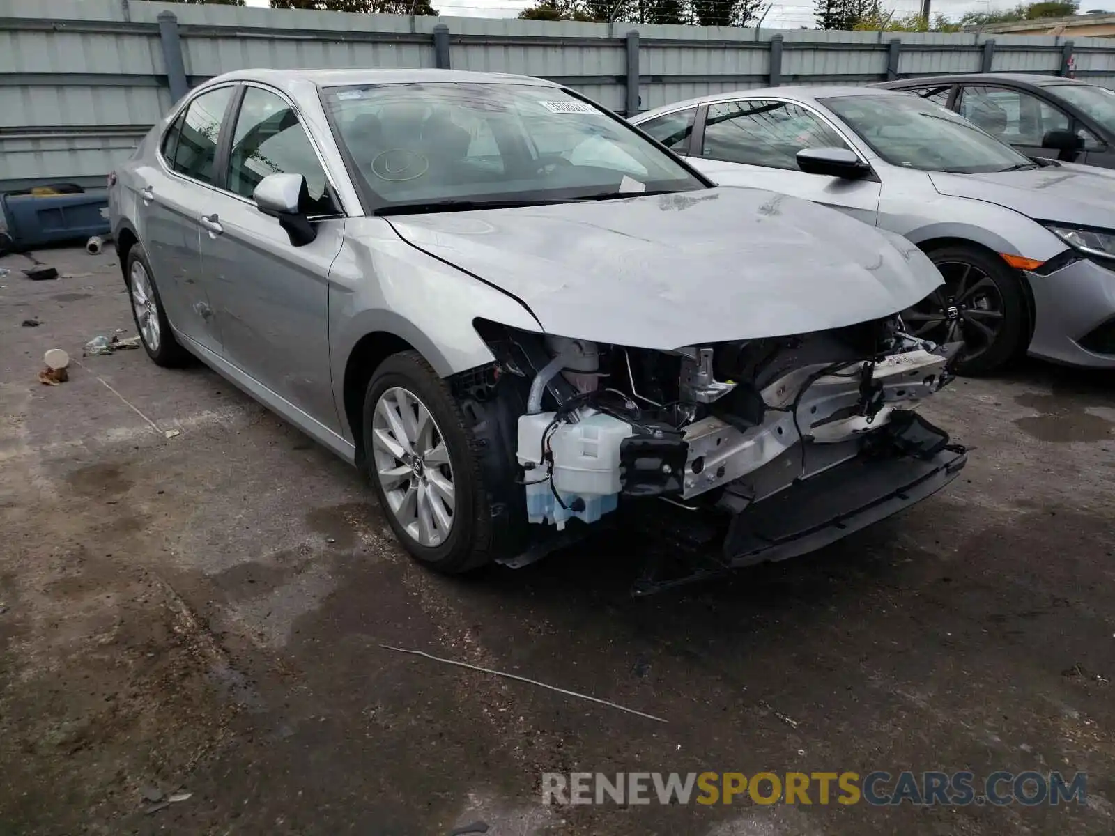 1 Photograph of a damaged car 4T1B11HK6KU848733 TOYOTA CAMRY 2019