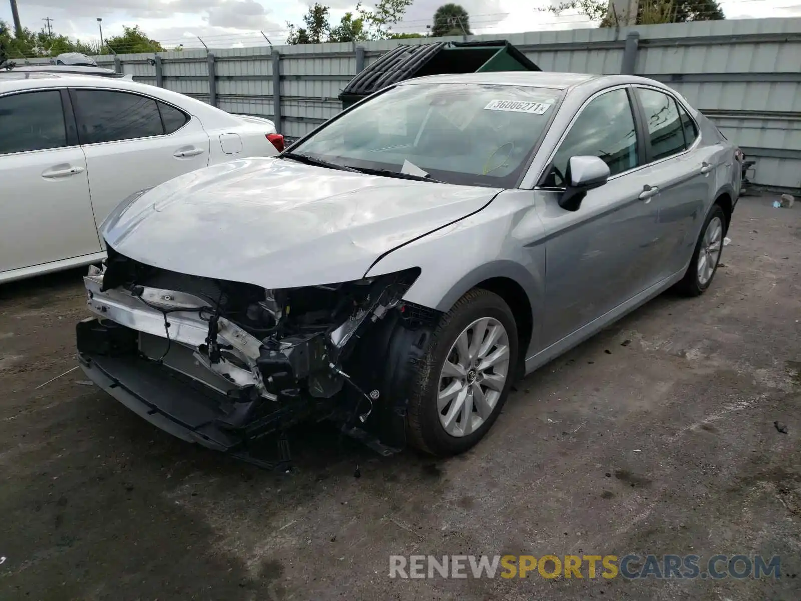 2 Photograph of a damaged car 4T1B11HK6KU848733 TOYOTA CAMRY 2019