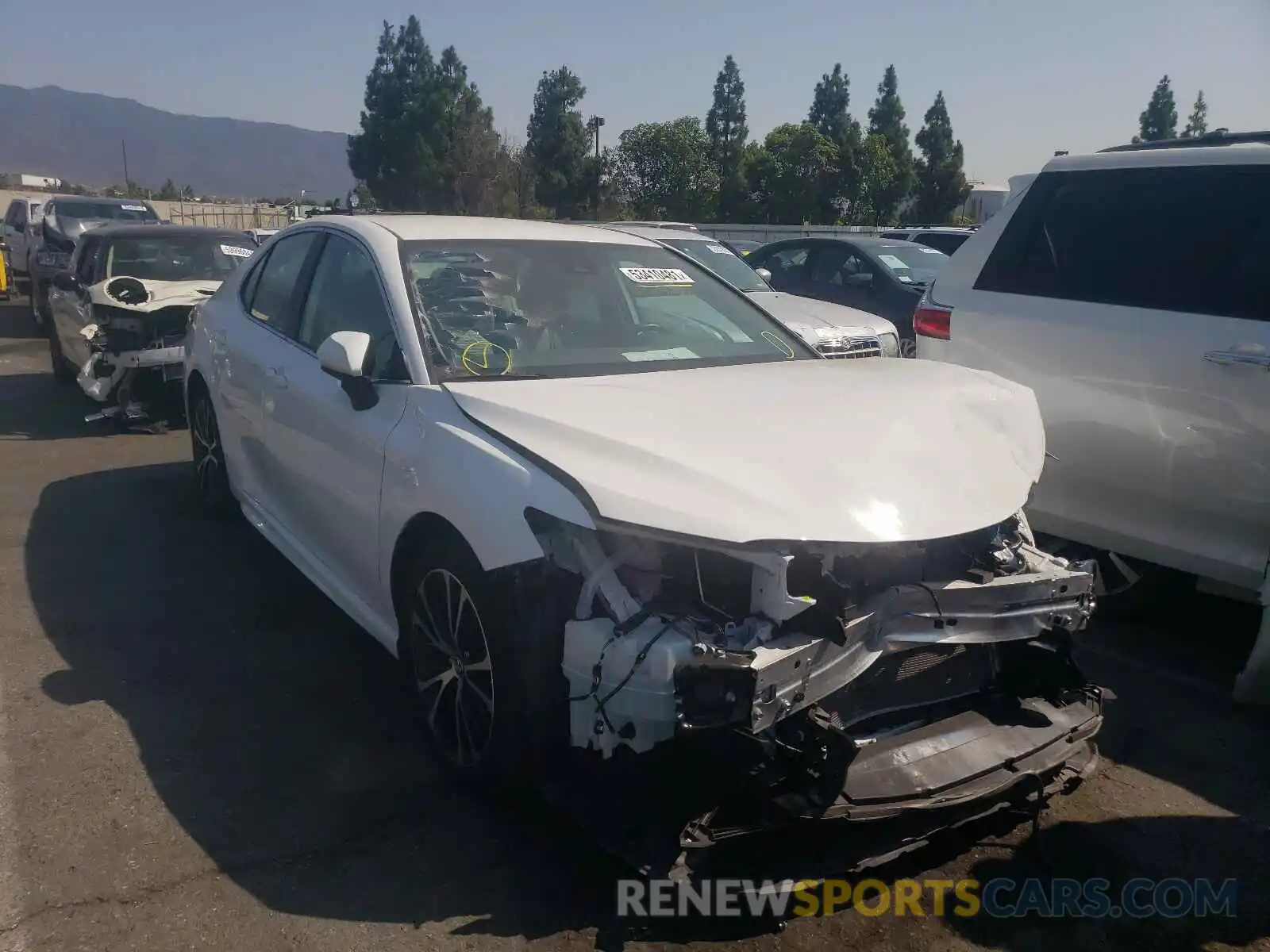 1 Photograph of a damaged car 4T1B11HK6KU850448 TOYOTA CAMRY 2019