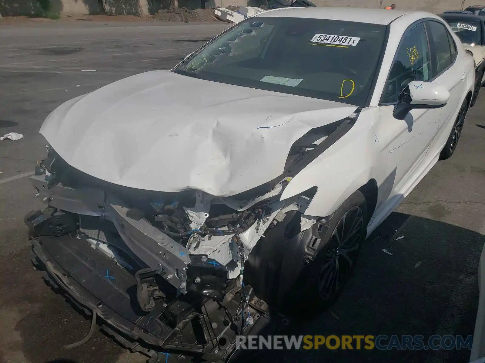 2 Photograph of a damaged car 4T1B11HK6KU850448 TOYOTA CAMRY 2019