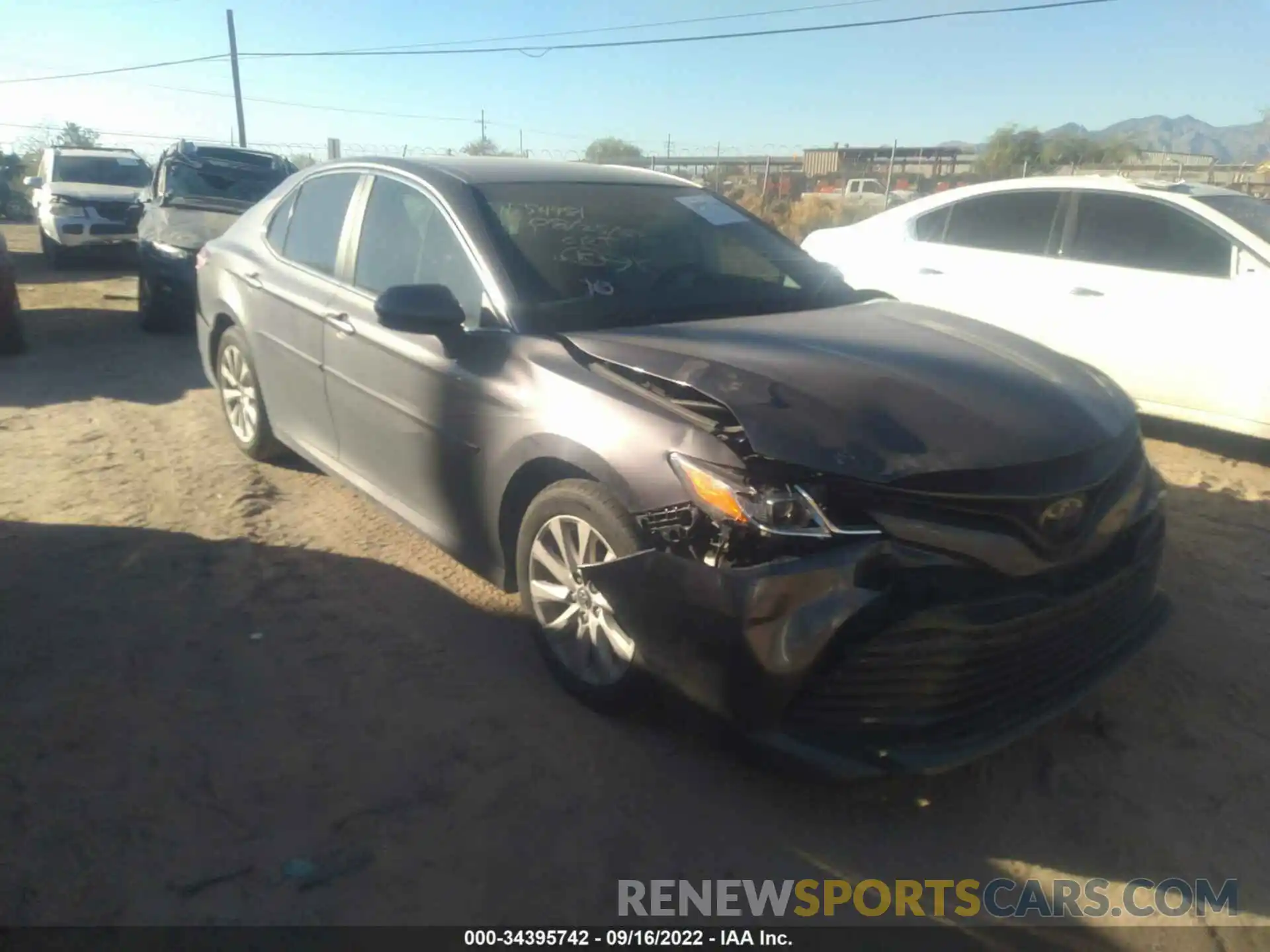 1 Photograph of a damaged car 4T1B11HK6KU850532 TOYOTA CAMRY 2019