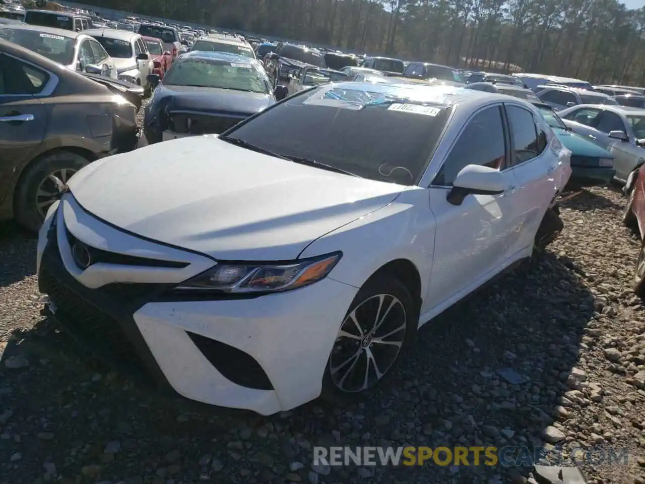 2 Photograph of a damaged car 4T1B11HK6KU850658 TOYOTA CAMRY 2019